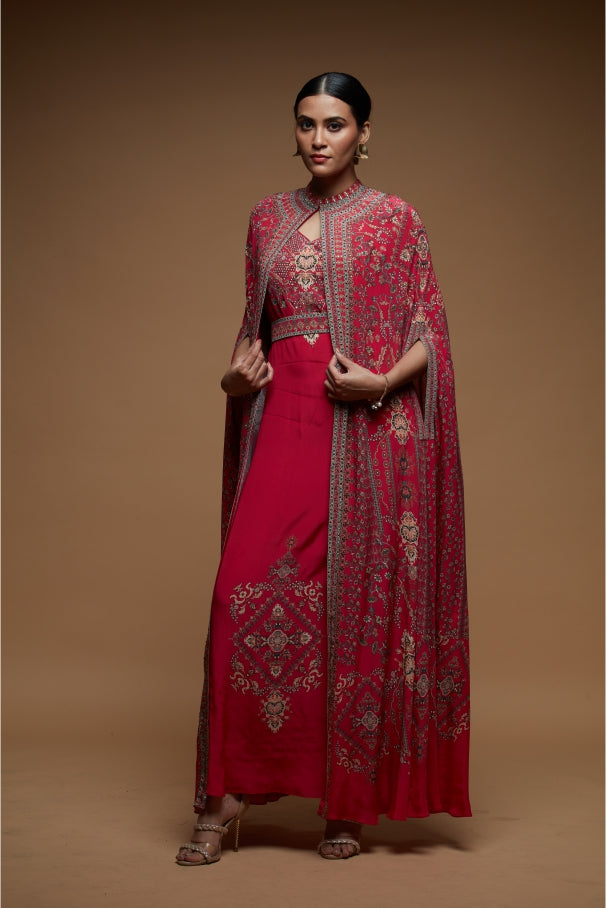 Red Color Kaftan