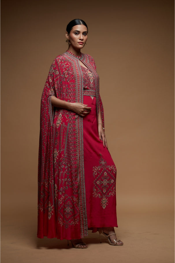 Red Color Kaftan