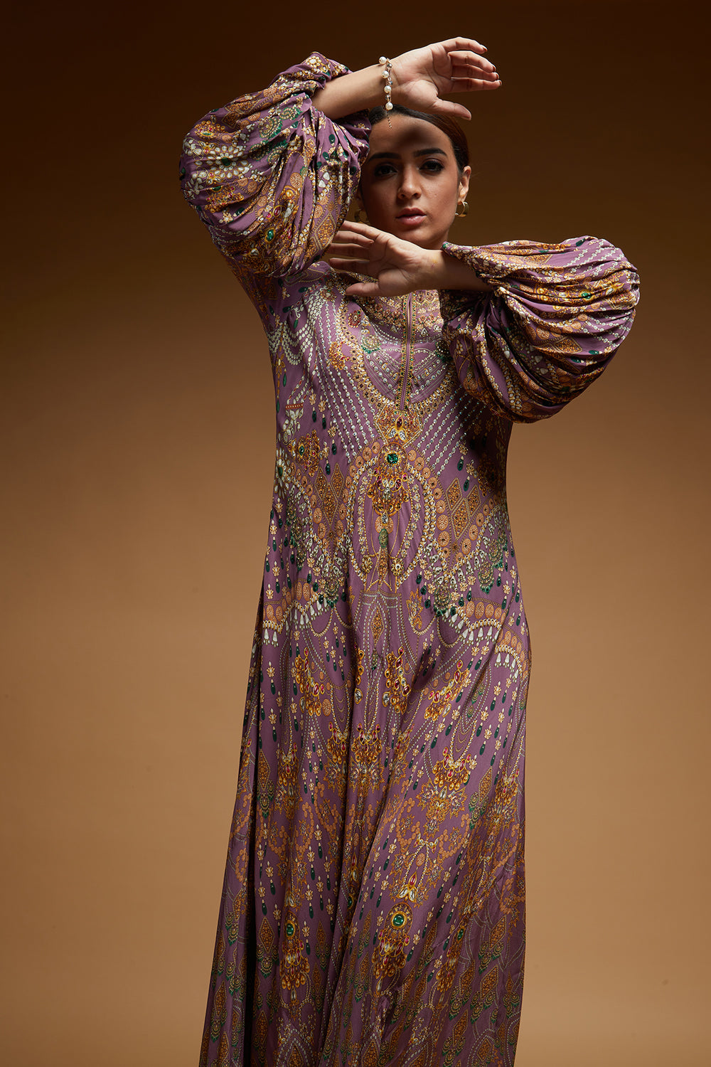 Lavender Bejewelled Gown