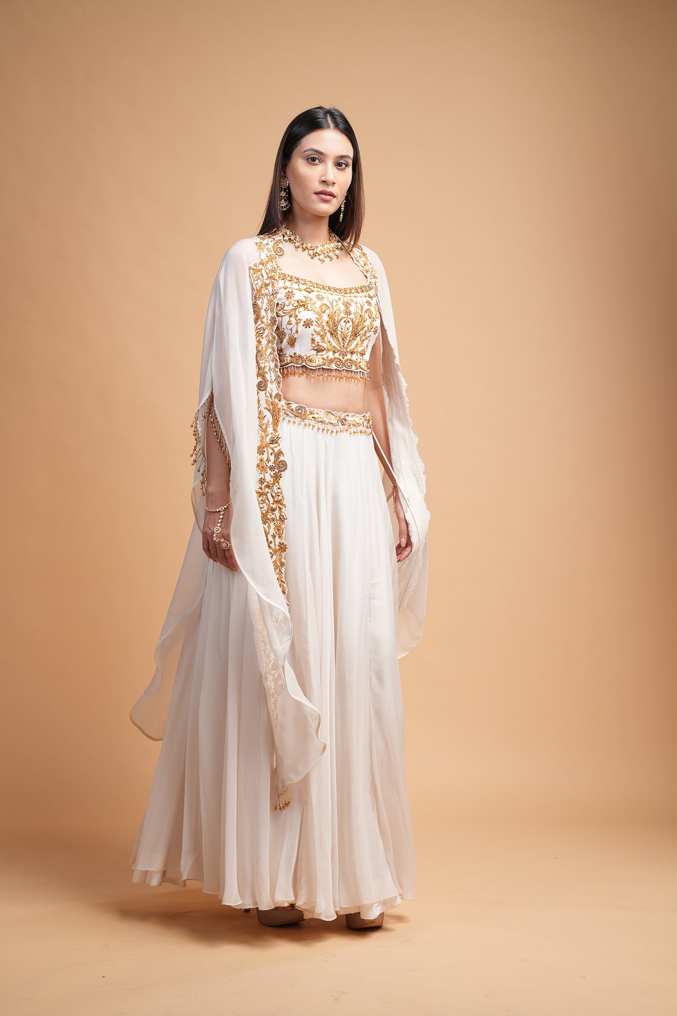 Ivory  Color Kaftan