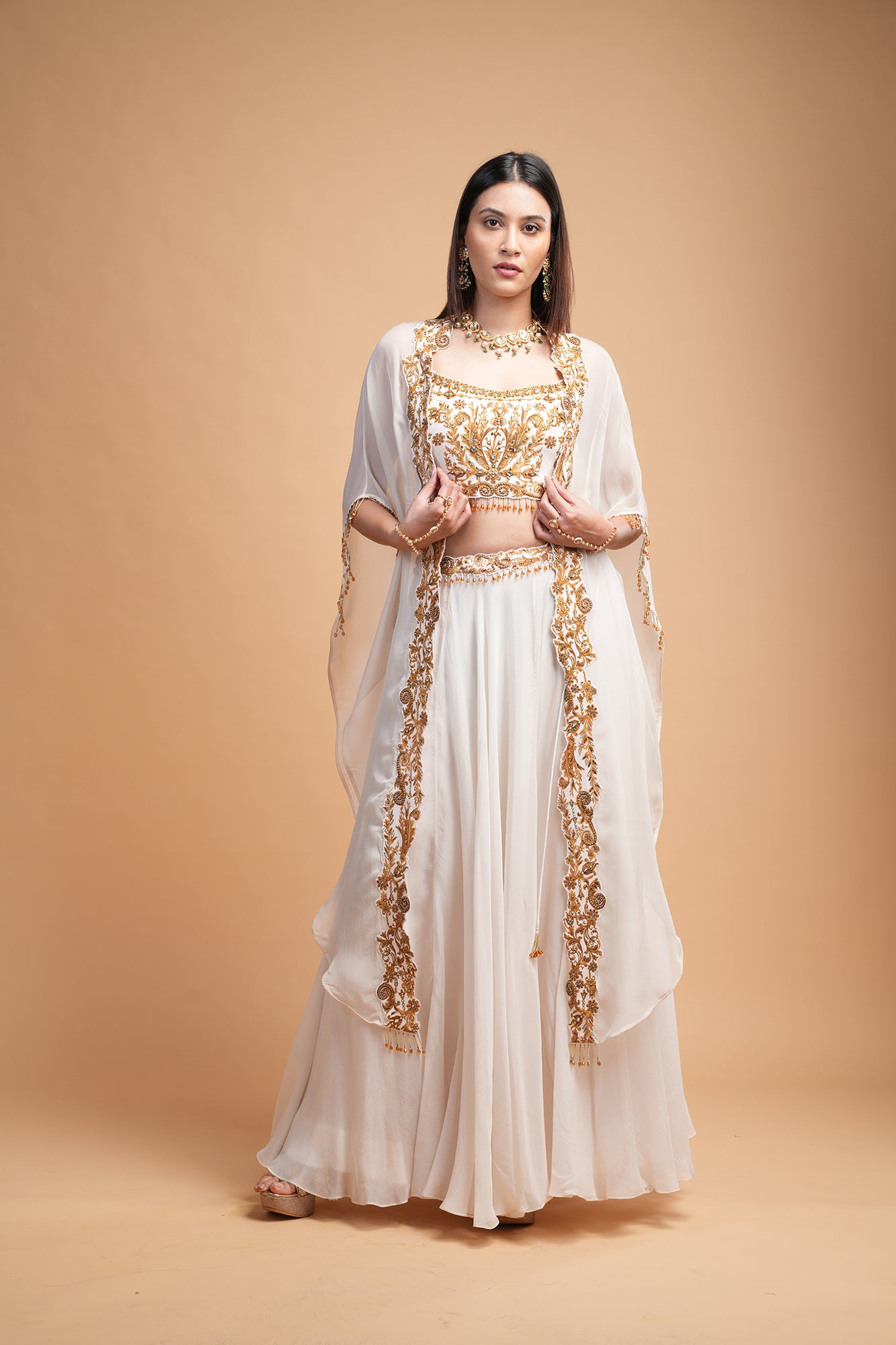 Ivory  Color Kaftan