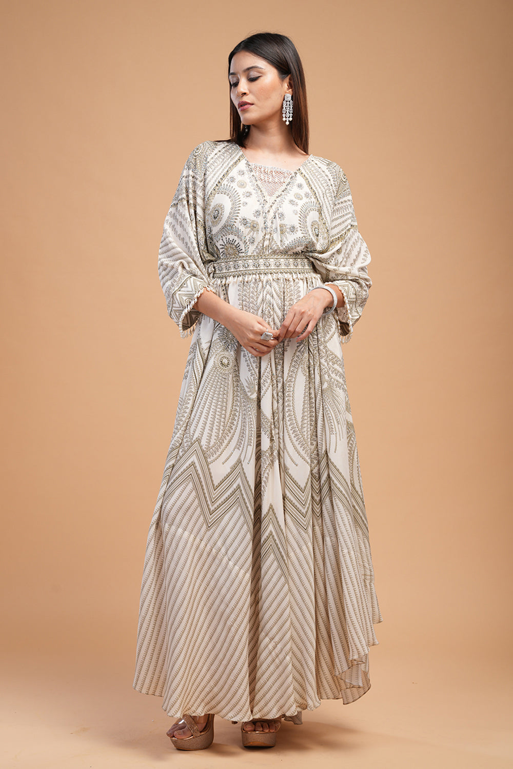 Beige Kaftan