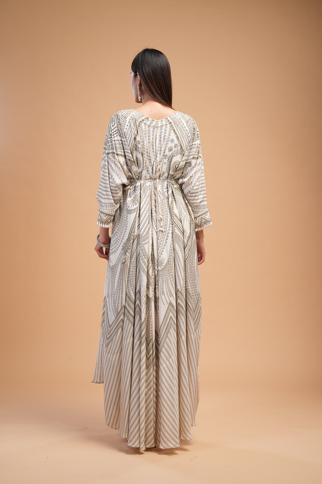 Beige Color  Kaftan