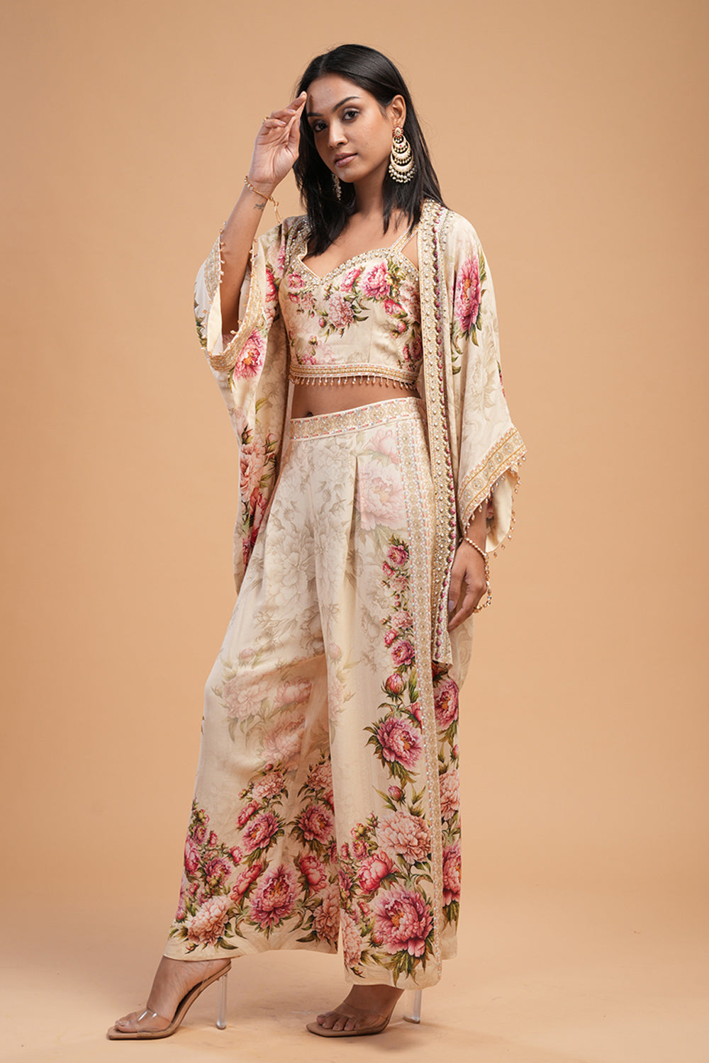 Floral Romance Cape Set