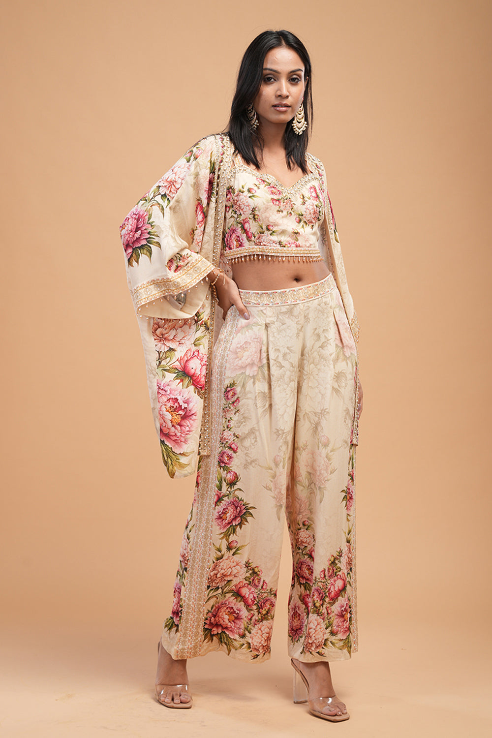 Floral Romance Cape Set