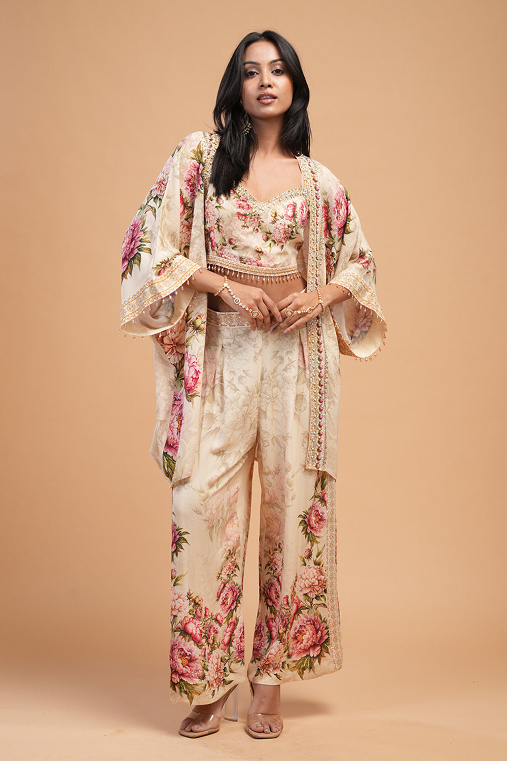 Floral Romance Cape Set