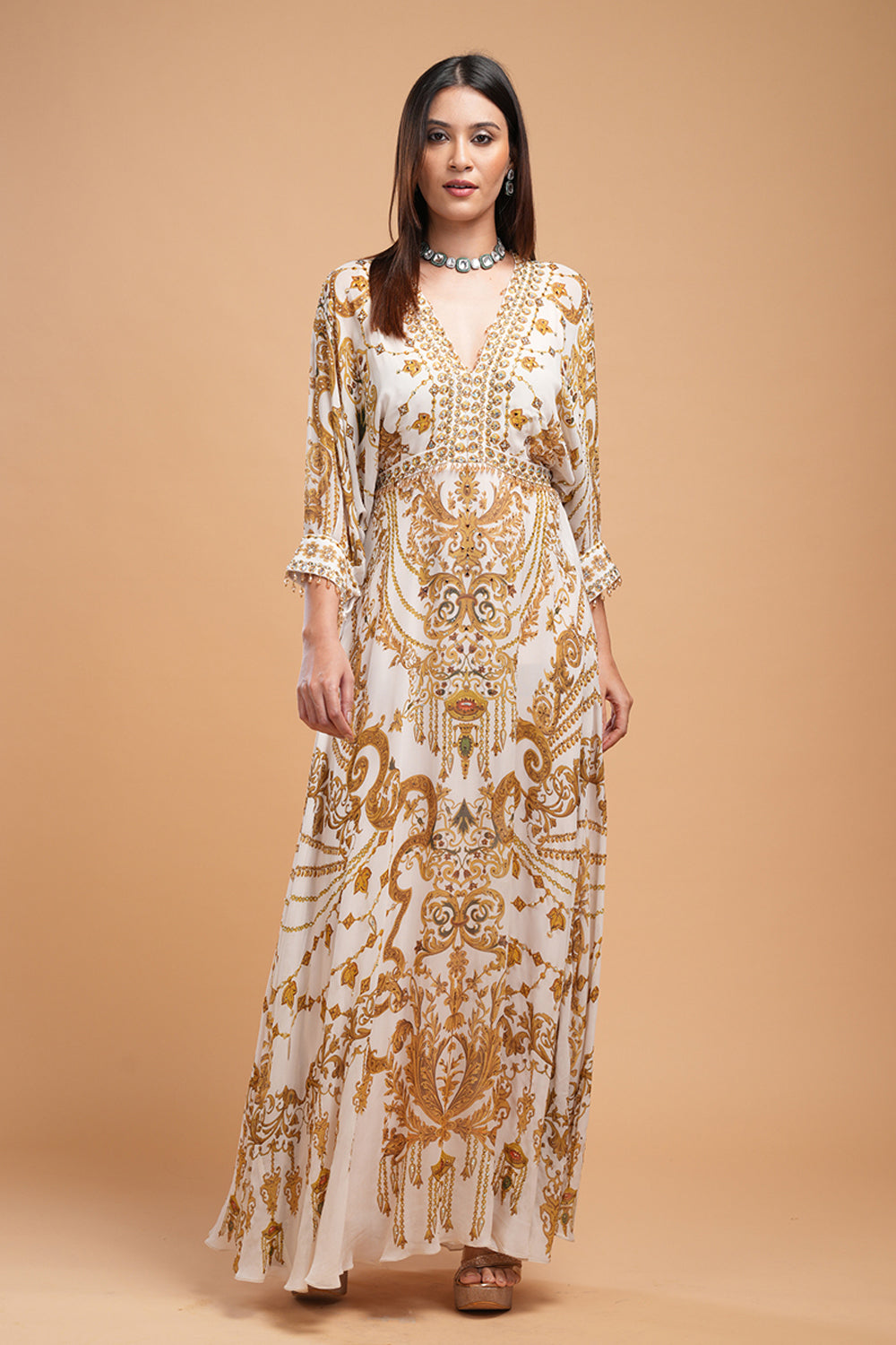 Beige Kaftan