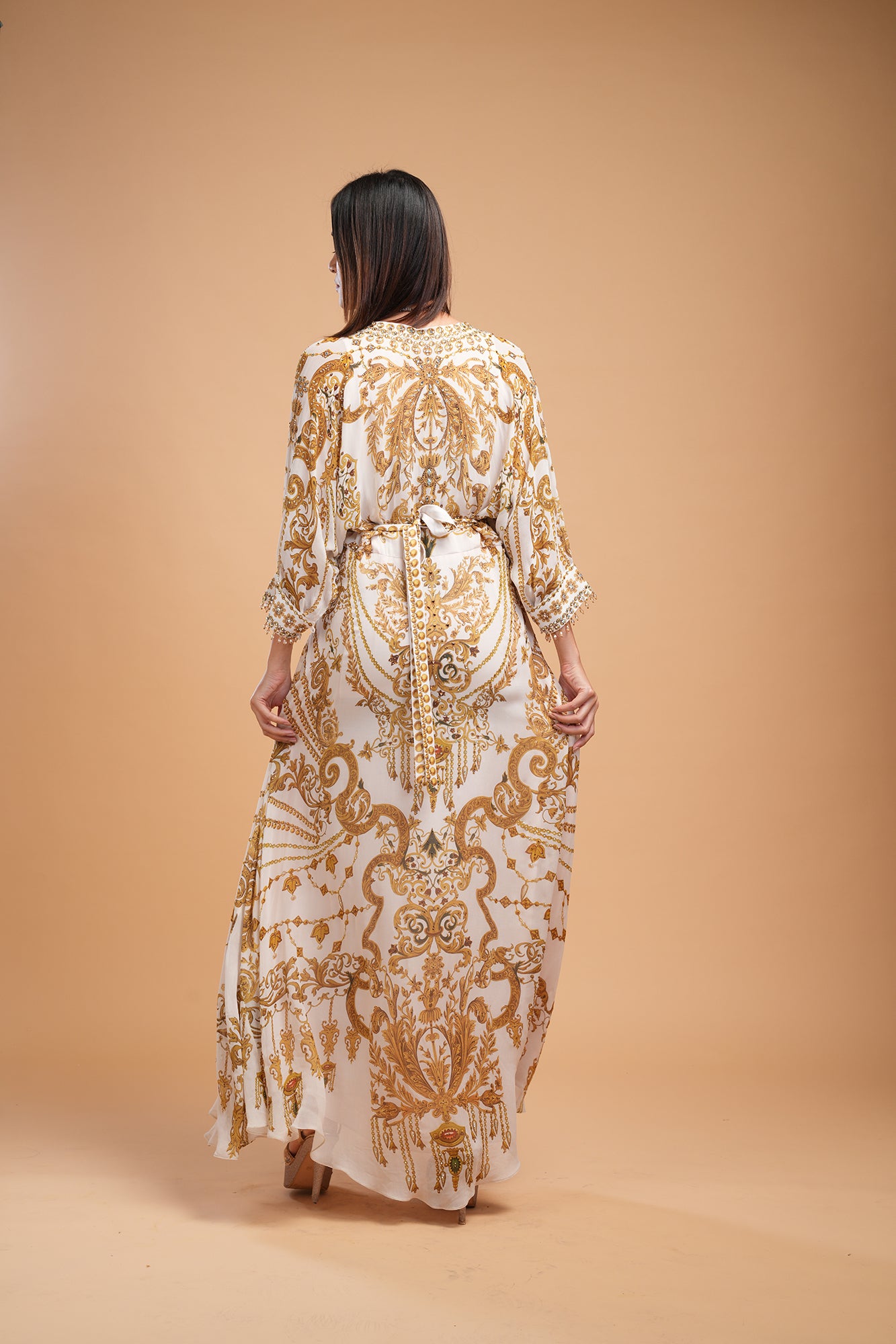 Beige Color Kaftan