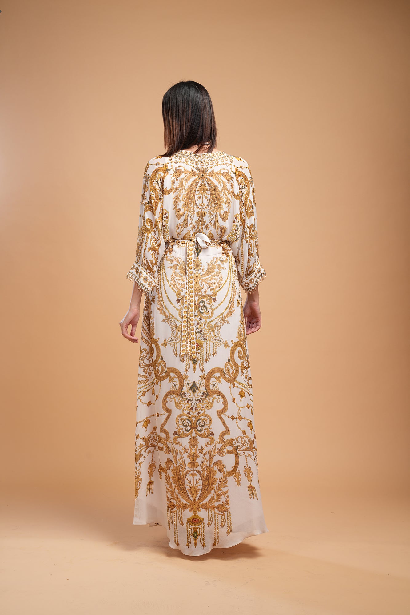 Beige Color Kaftan