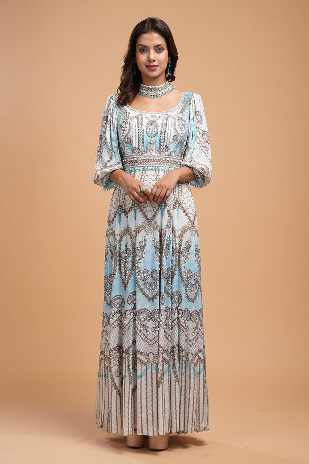 Aqua Kaftan