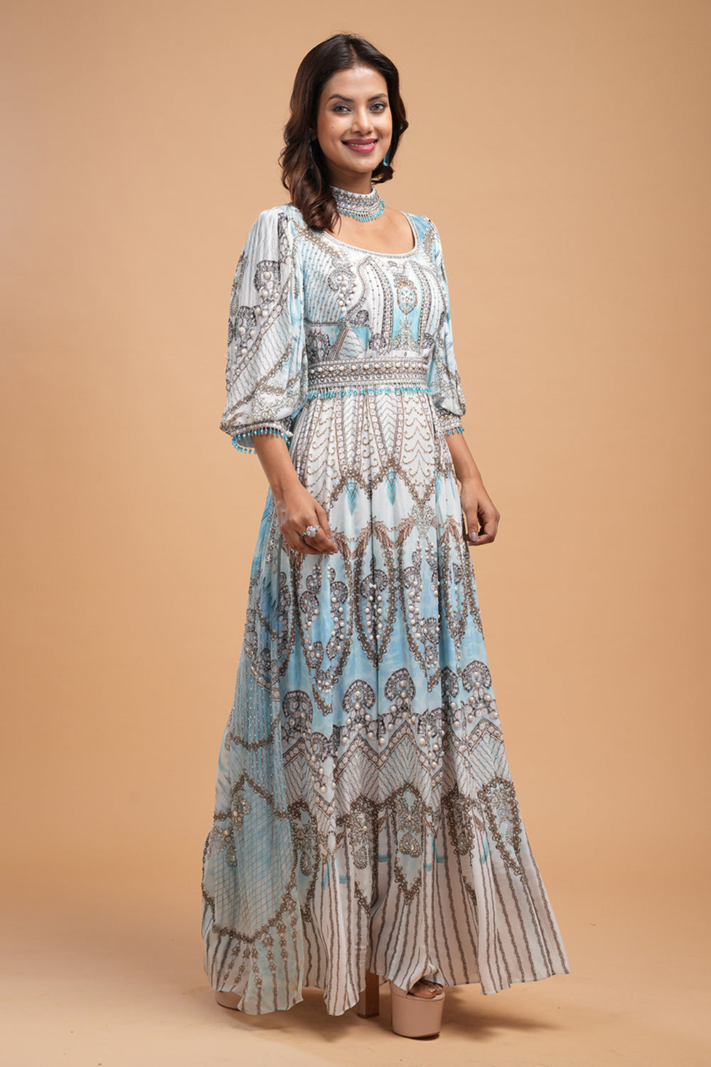 Aqua Kaftan