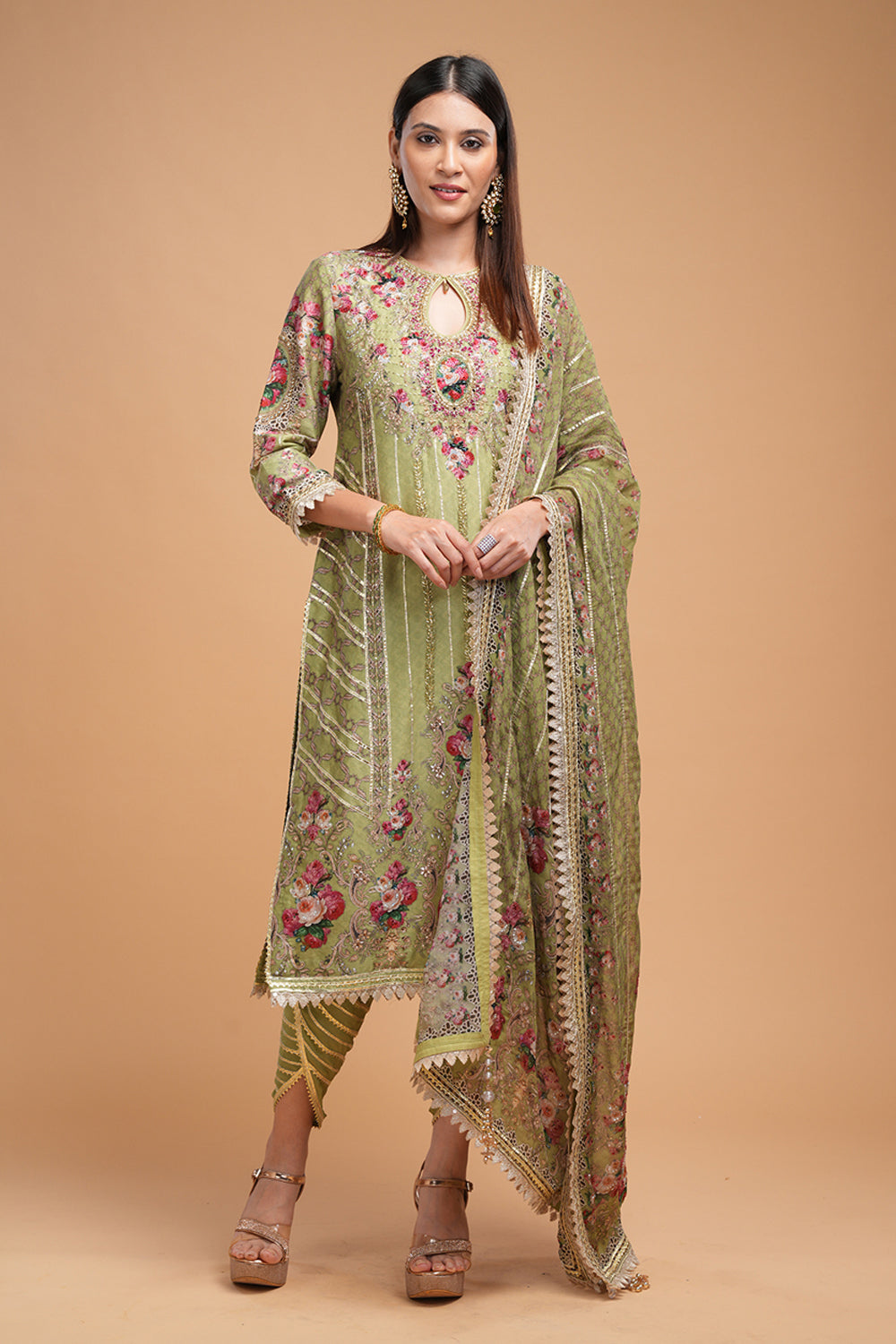 Pale Green Kurta Set