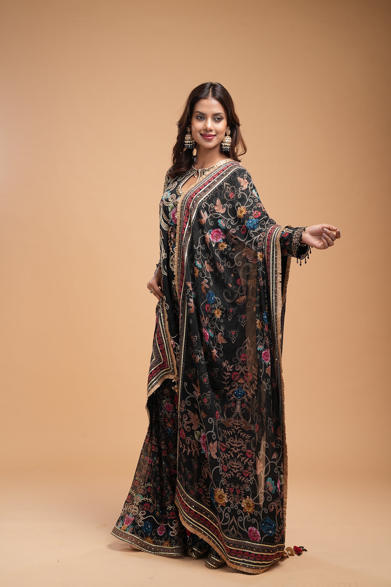 Black Color Sharara