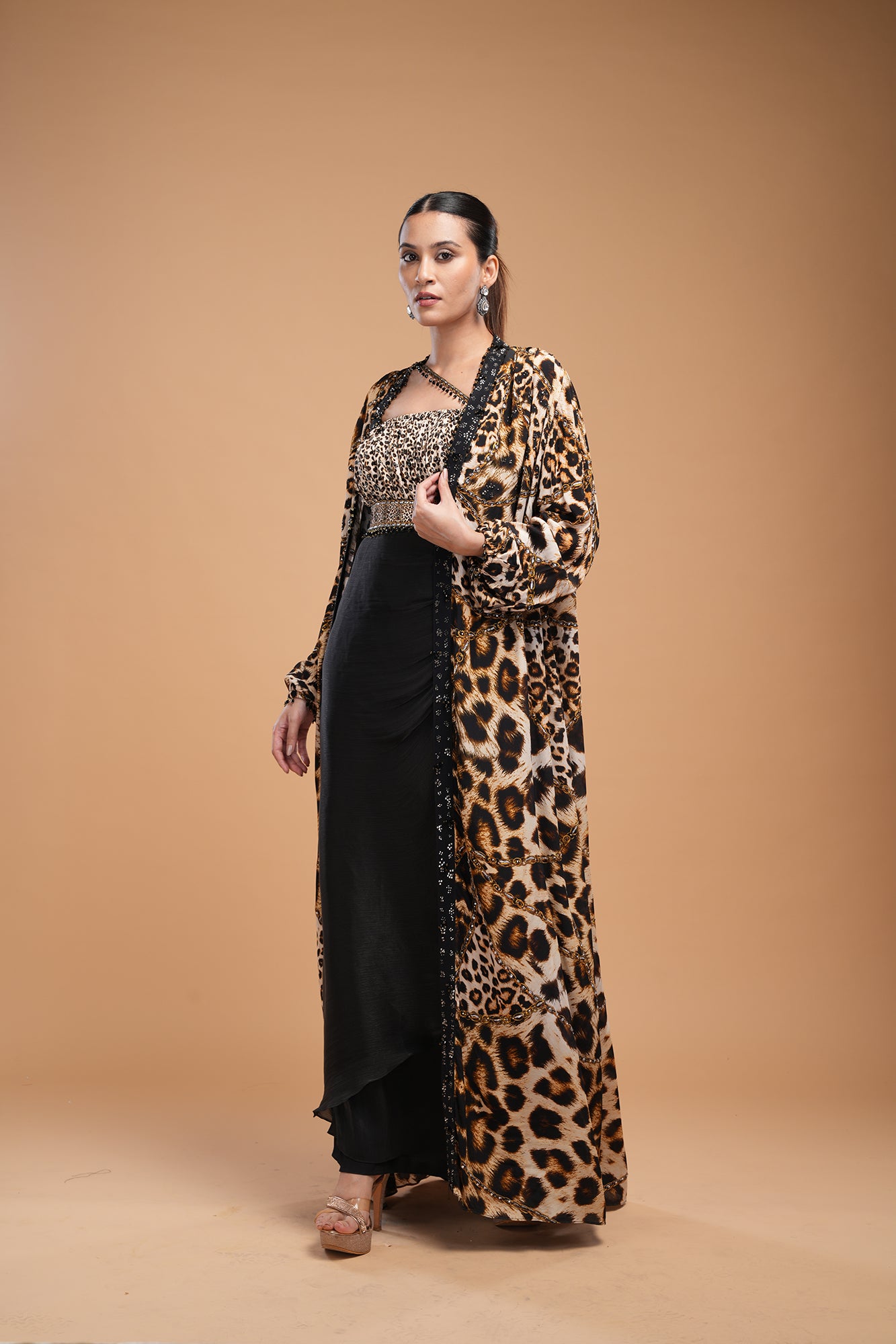 Black Color Kaftan