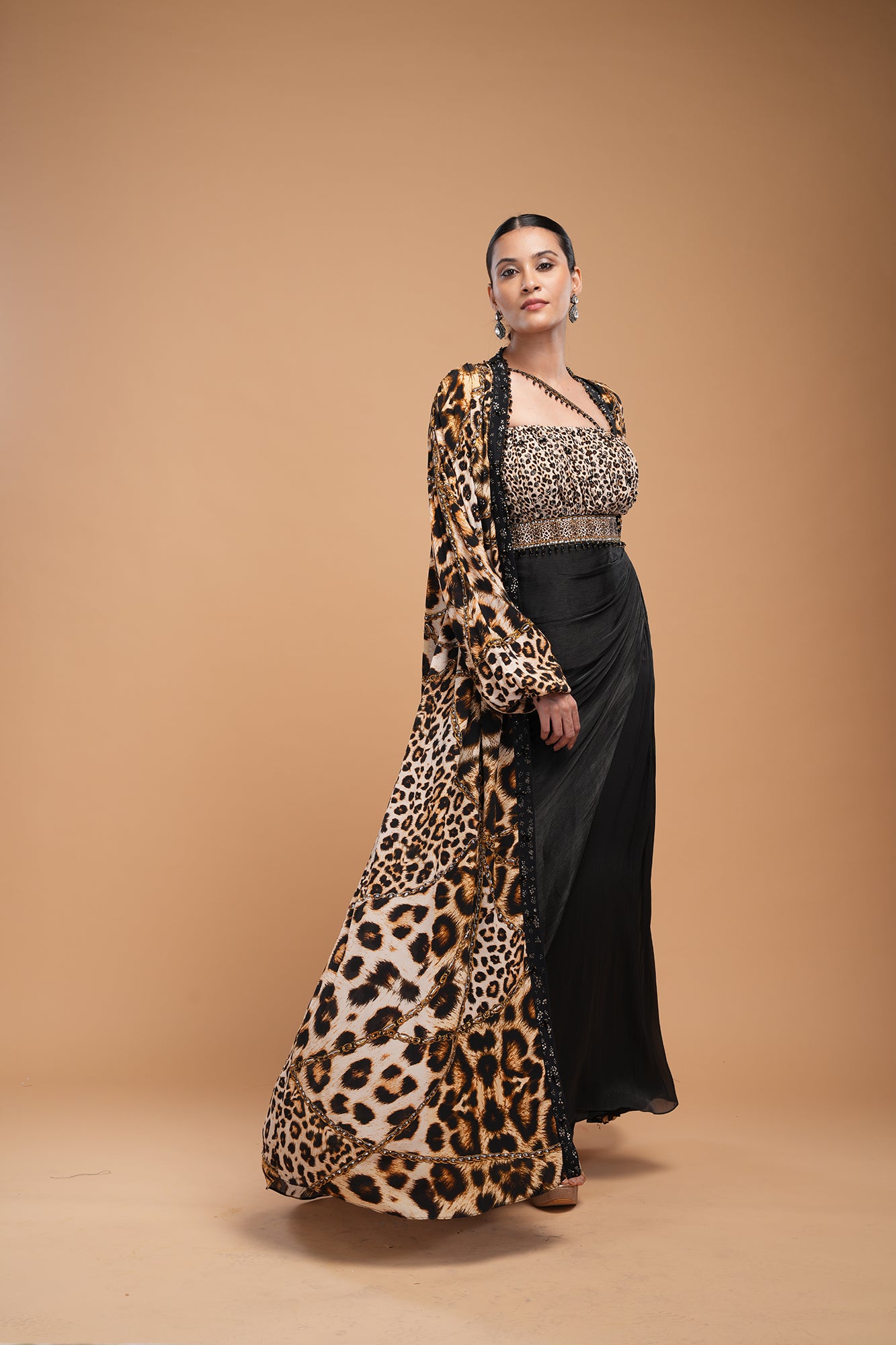 Black Color Kaftan