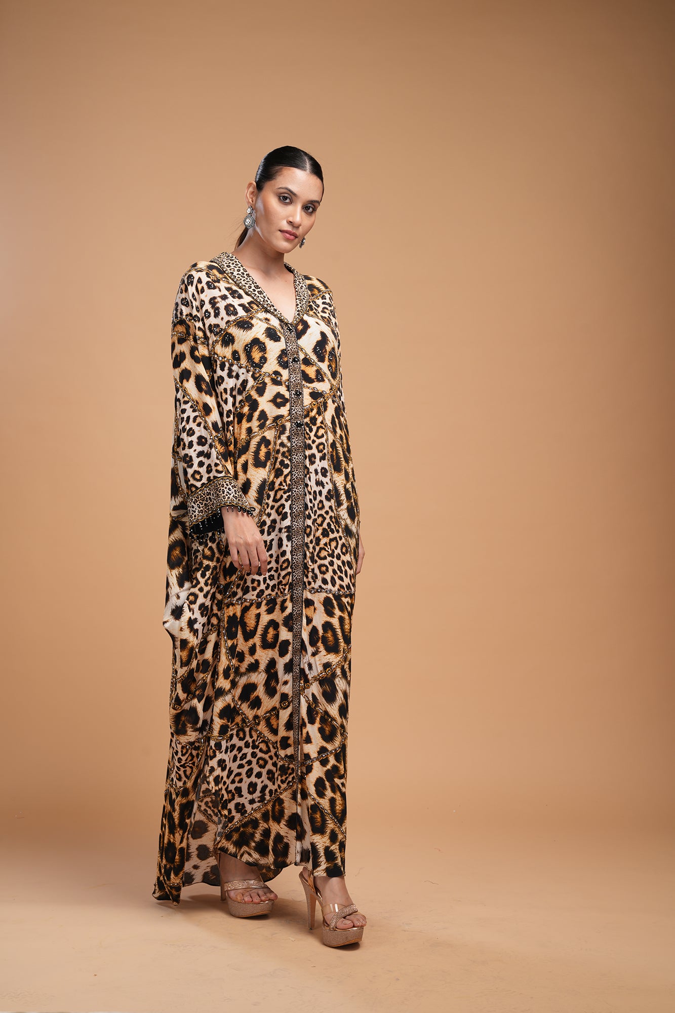 Black Color Kaftan