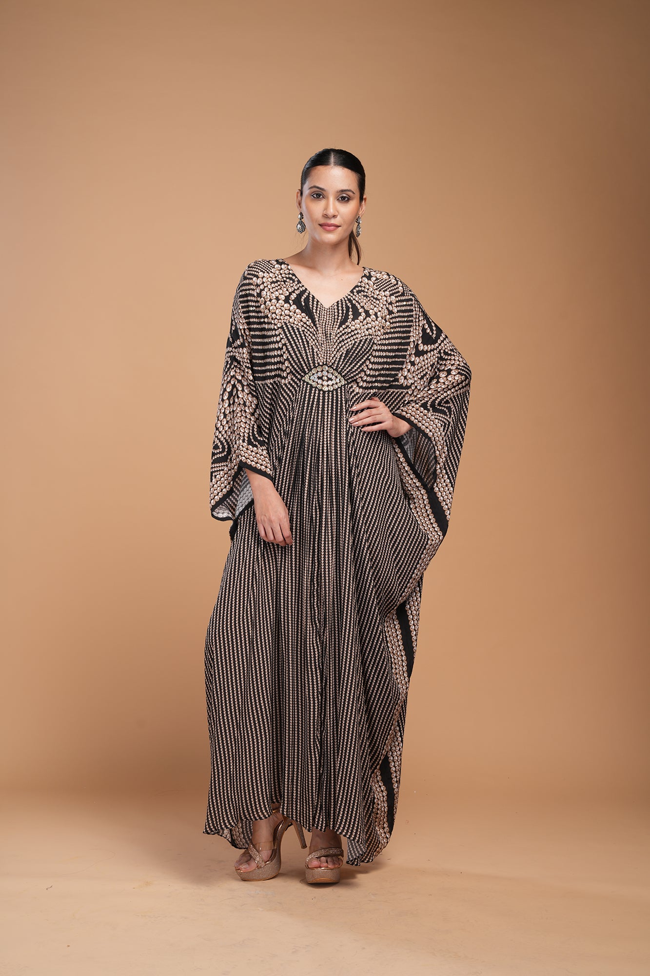 Black Color Kaftan