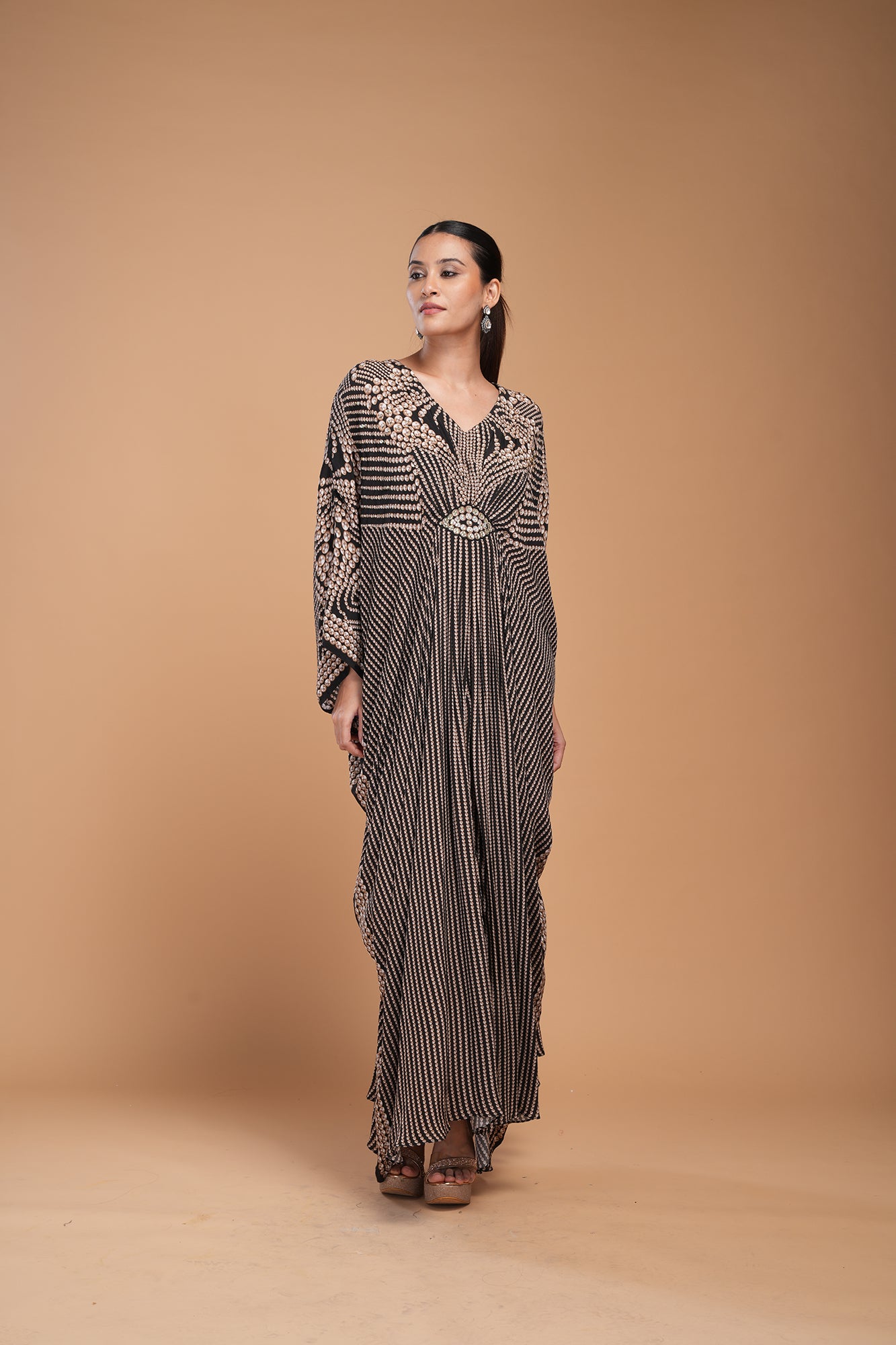 Black Color Kaftan