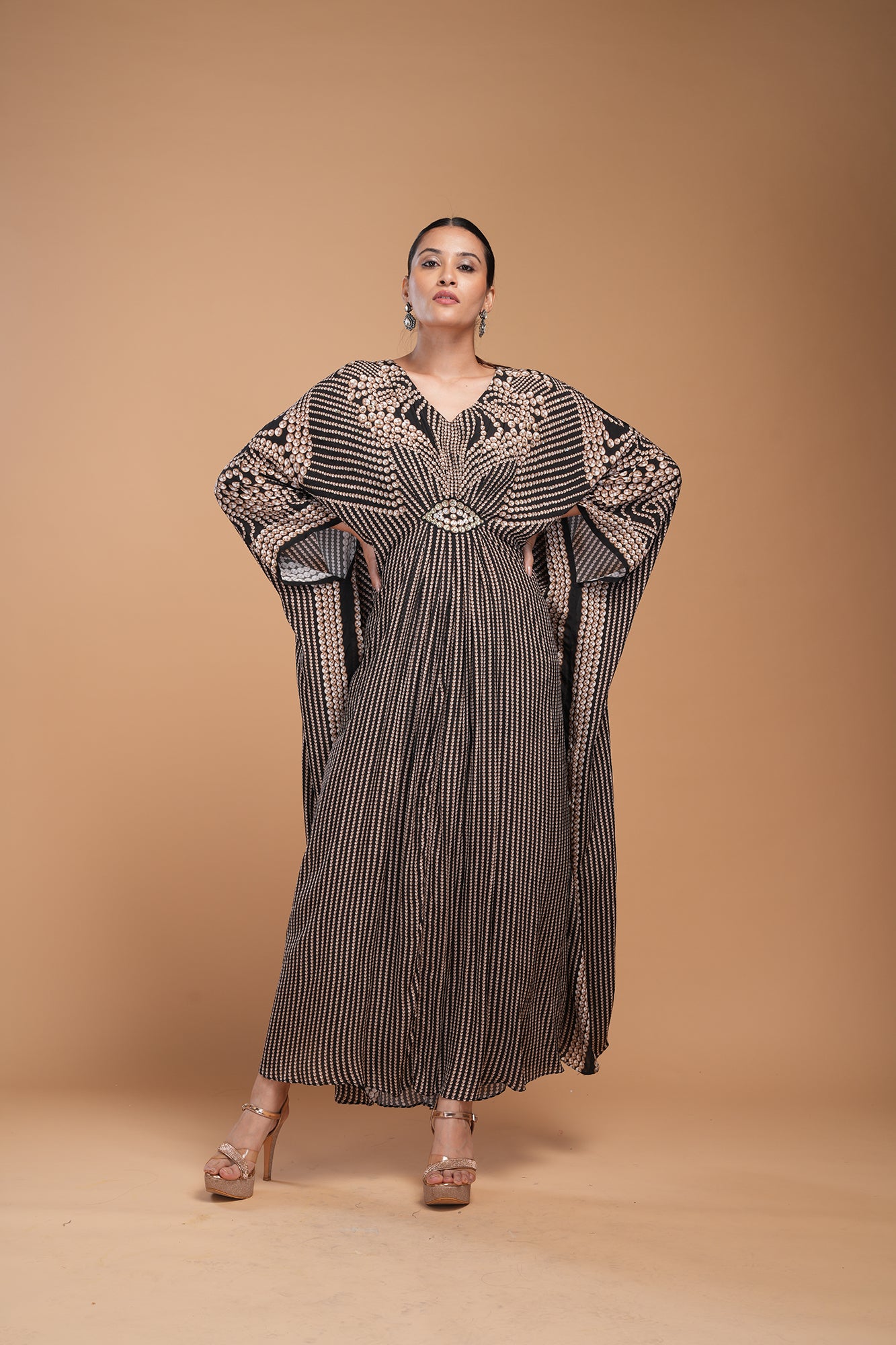 Black Color Kaftan