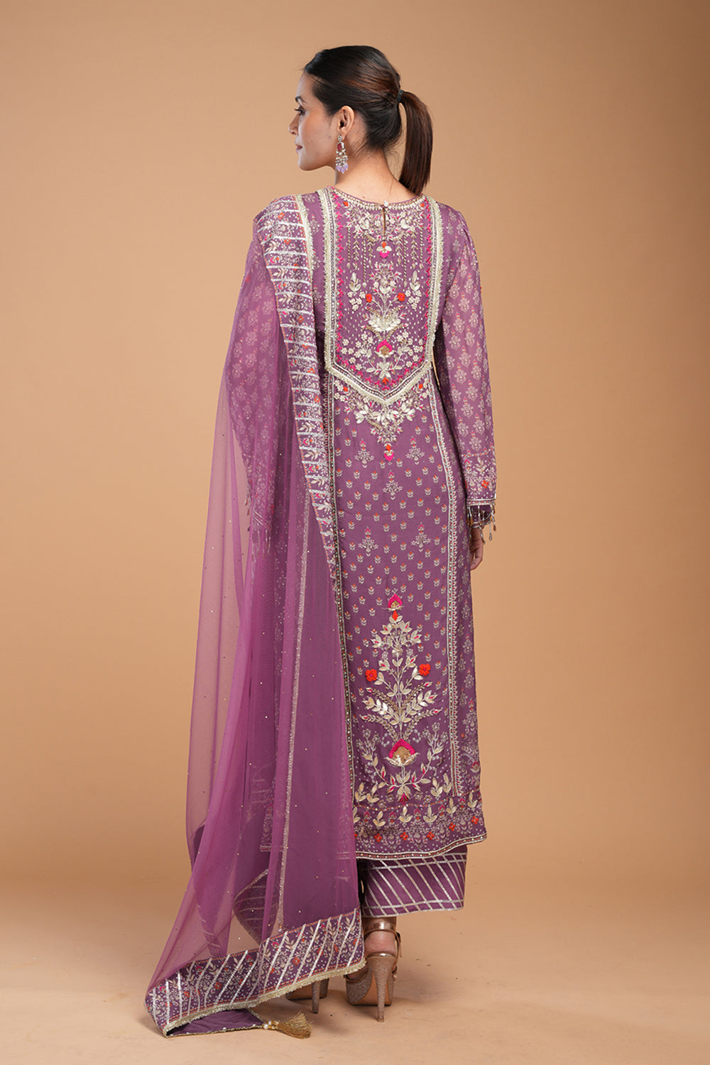 Lavender Kurta Set