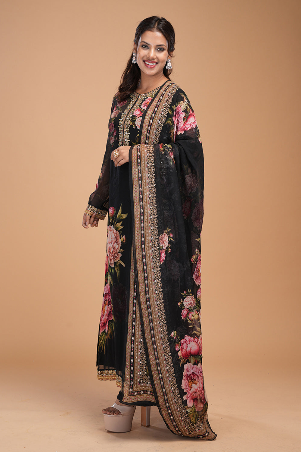 Black Kurta Set