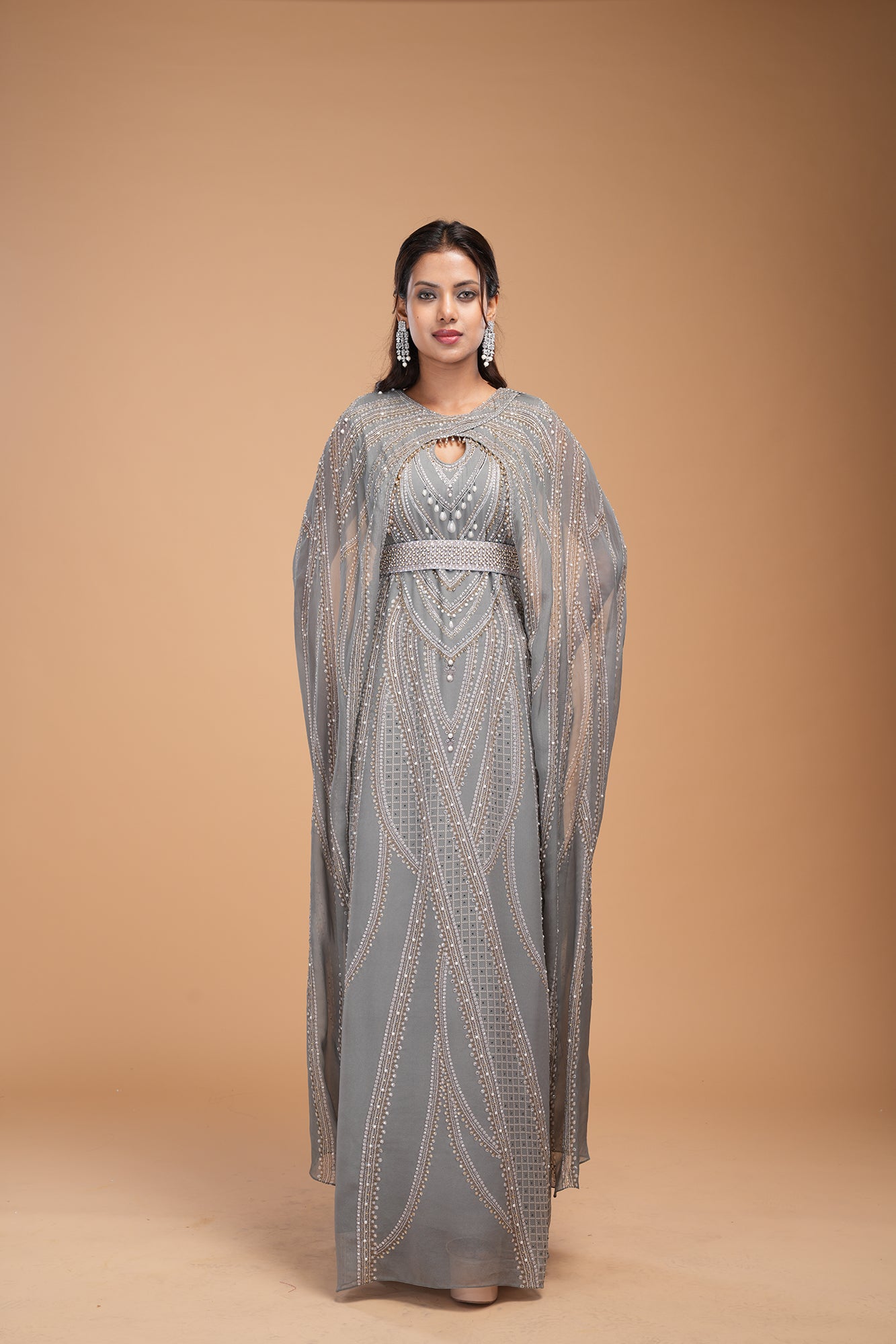 Grey Color Kaftan