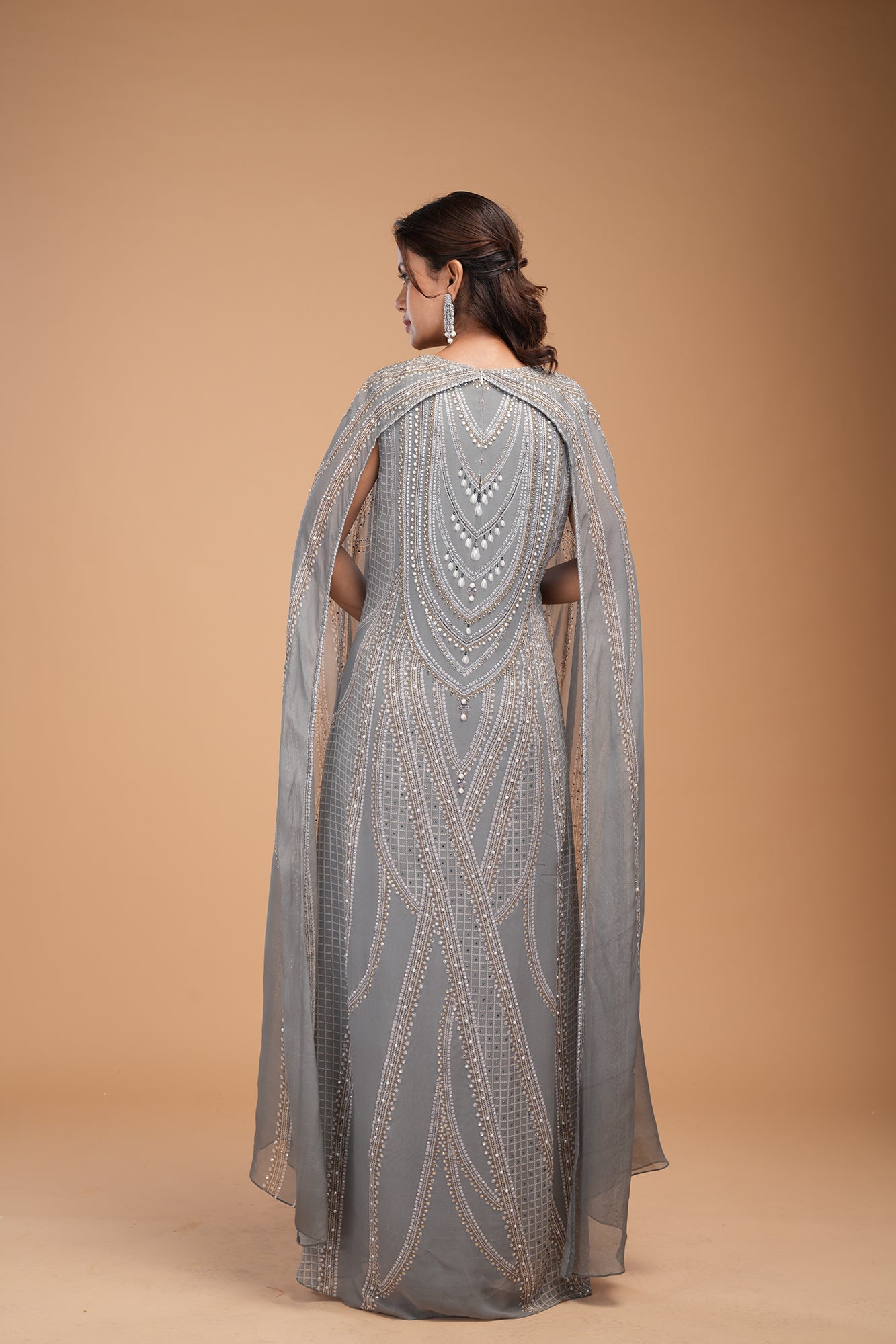 Grey Color Kaftan