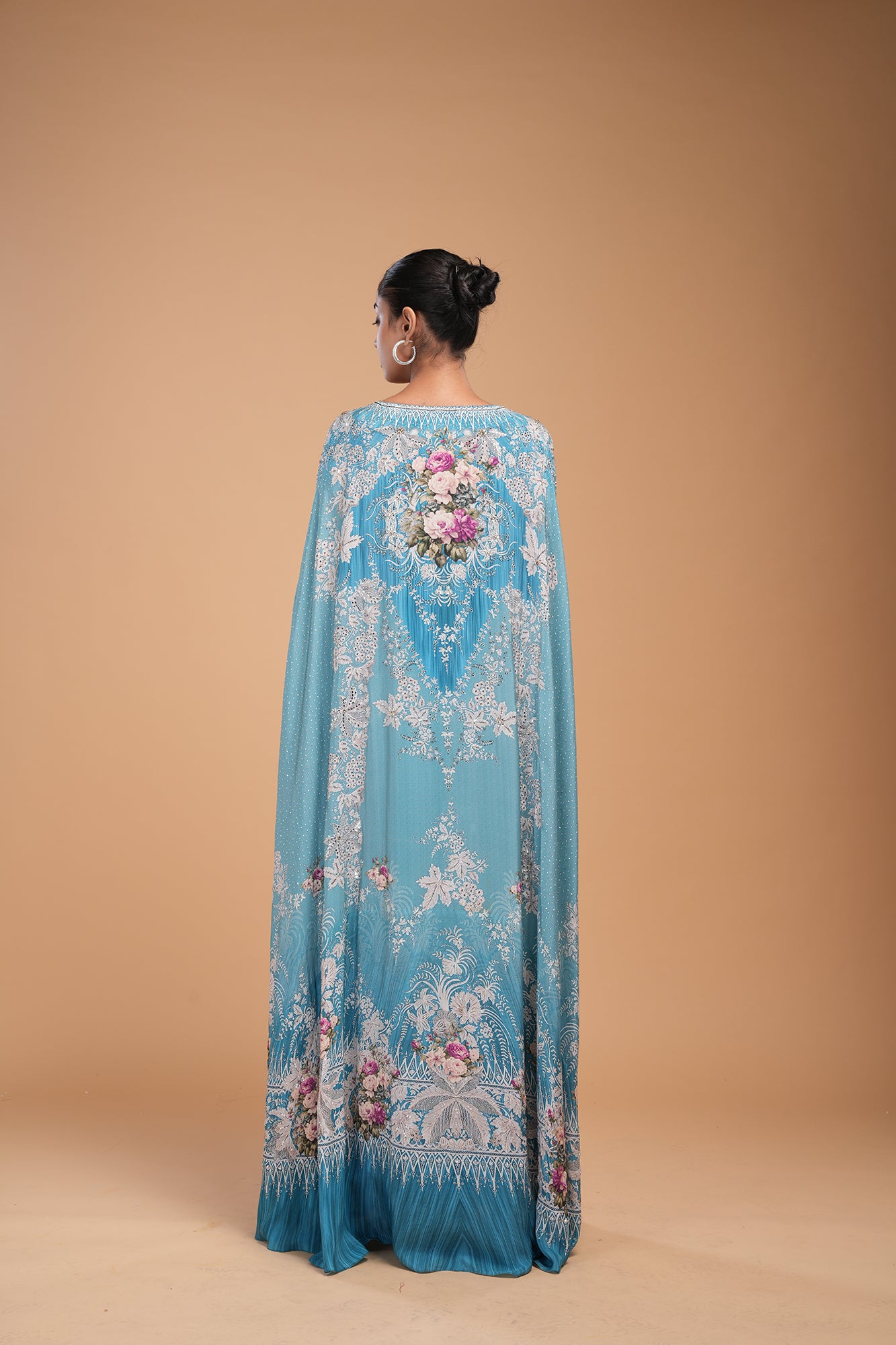 Aqua Color Kaftan