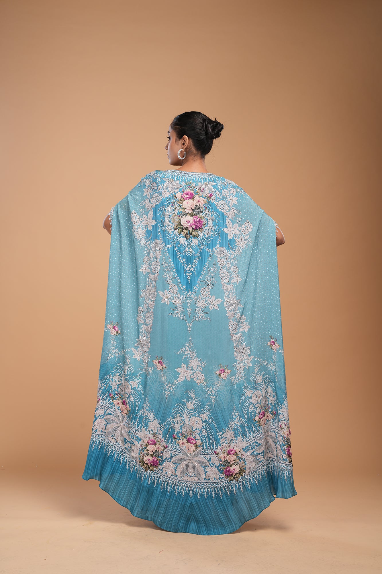 Aqua Color Kaftan