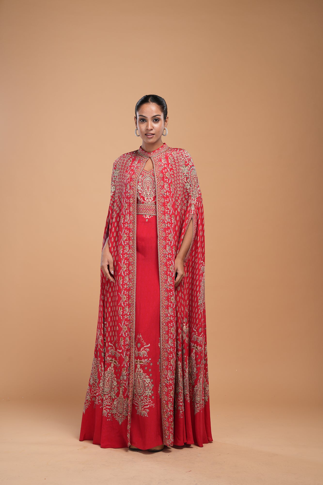 Red Color Kaftan