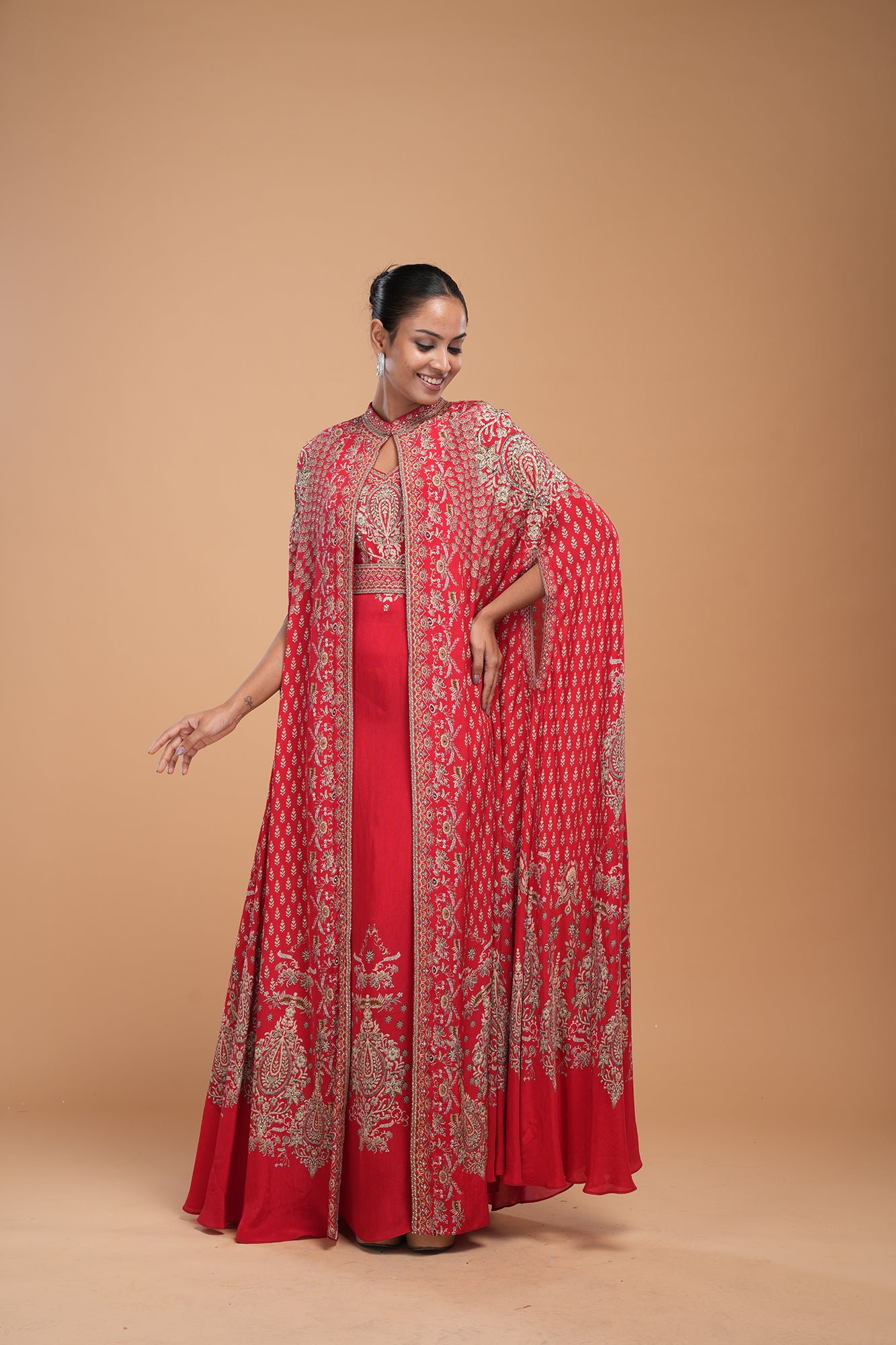 Red Color Kaftan