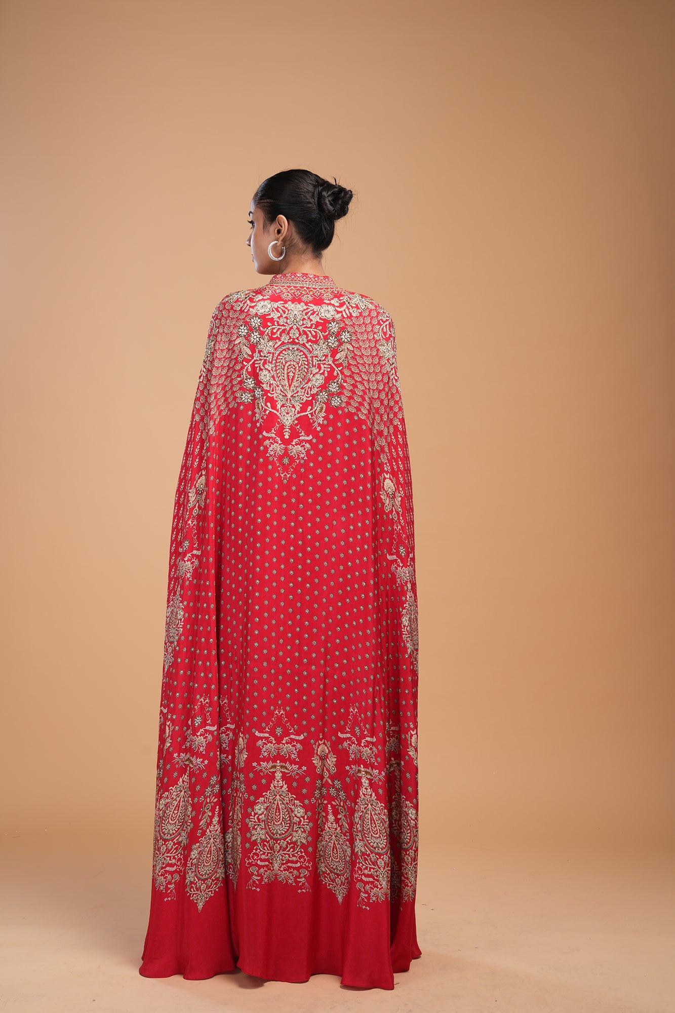 Red Color Kaftan