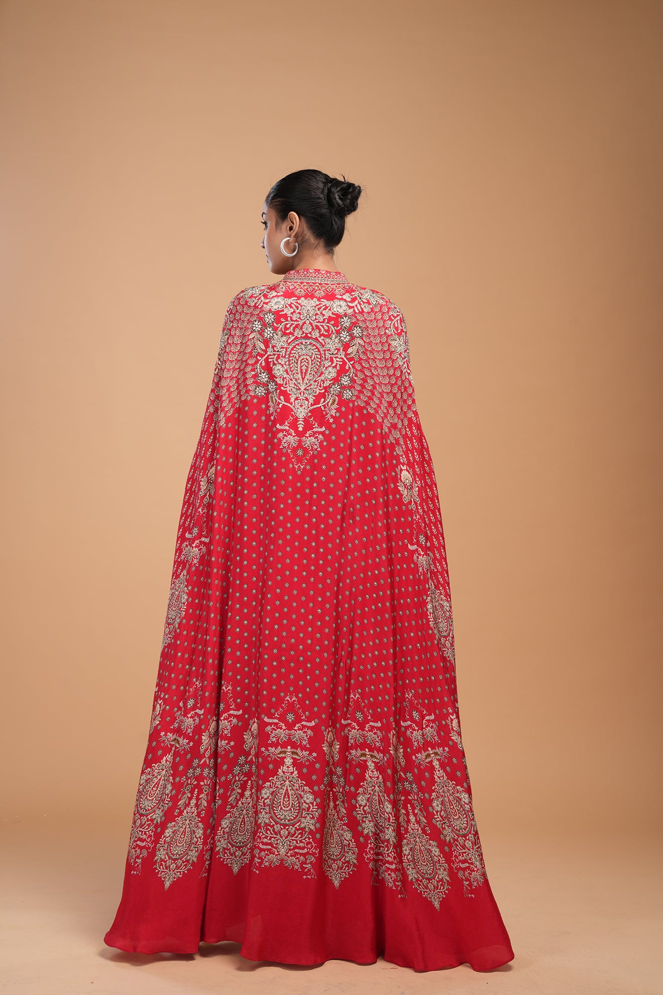 Red Color Kaftan