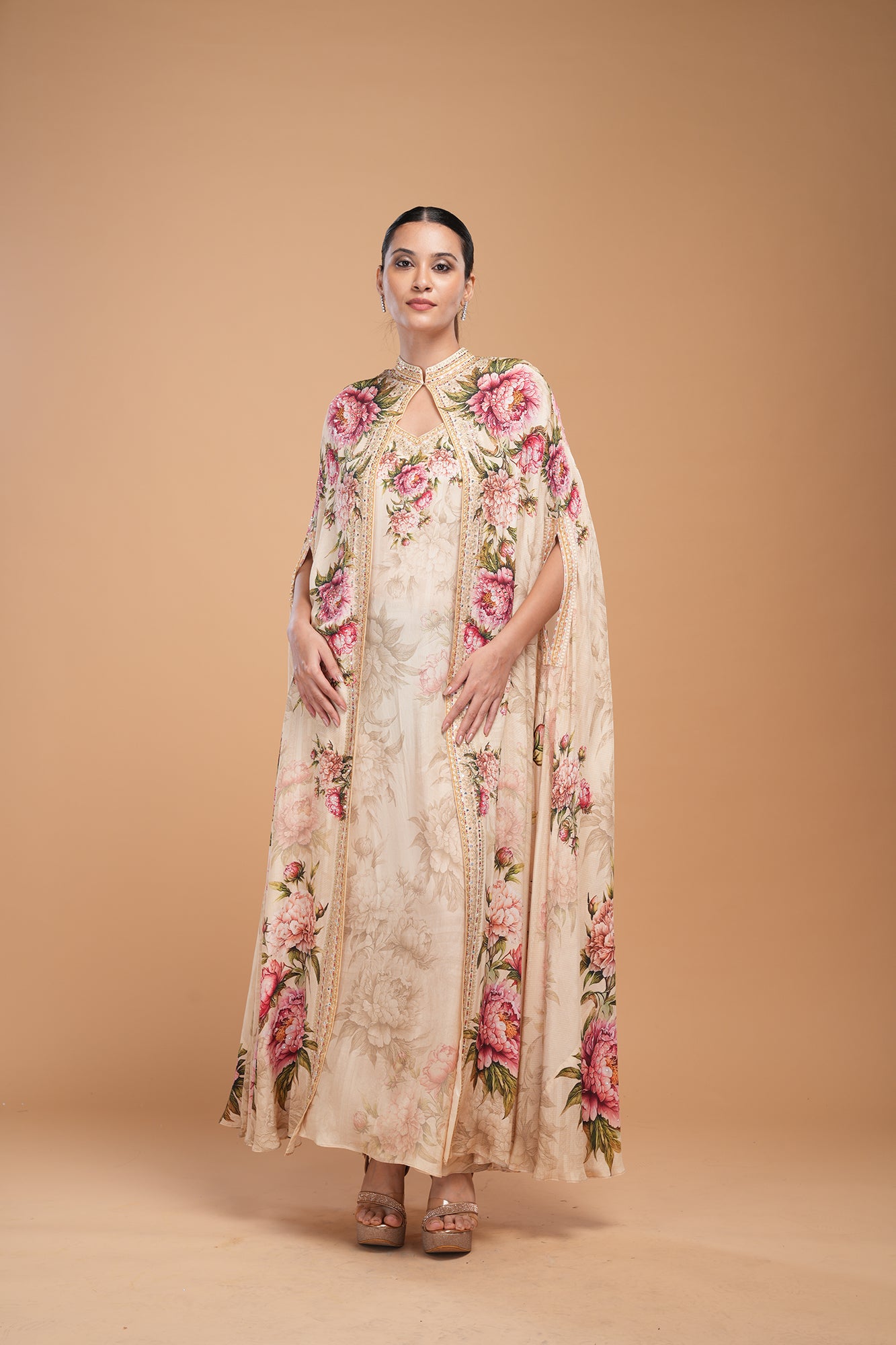 Beige Color Kaftan