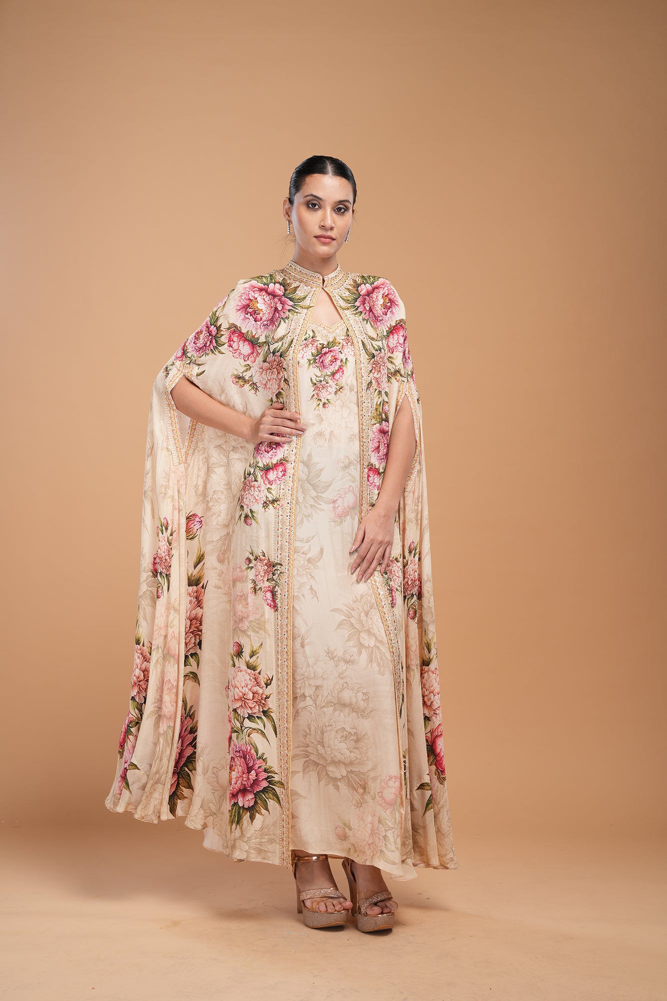 Beige Color Kaftan