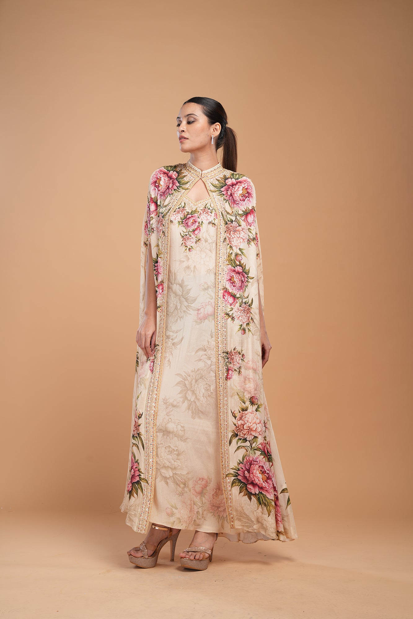 Beige Color Kaftan