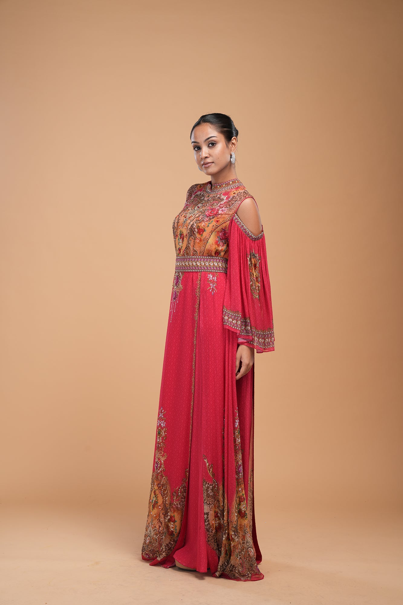 Red Color Kaftan