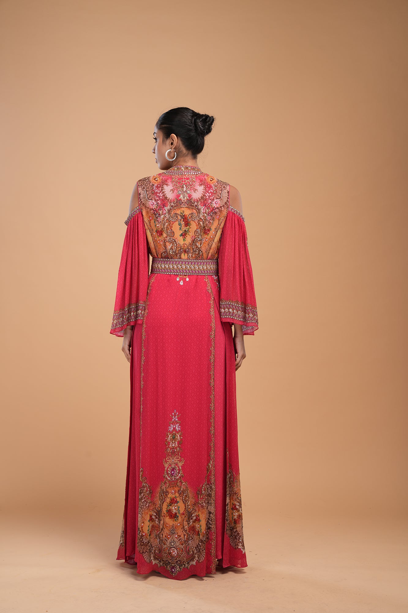 Red Color Kaftan