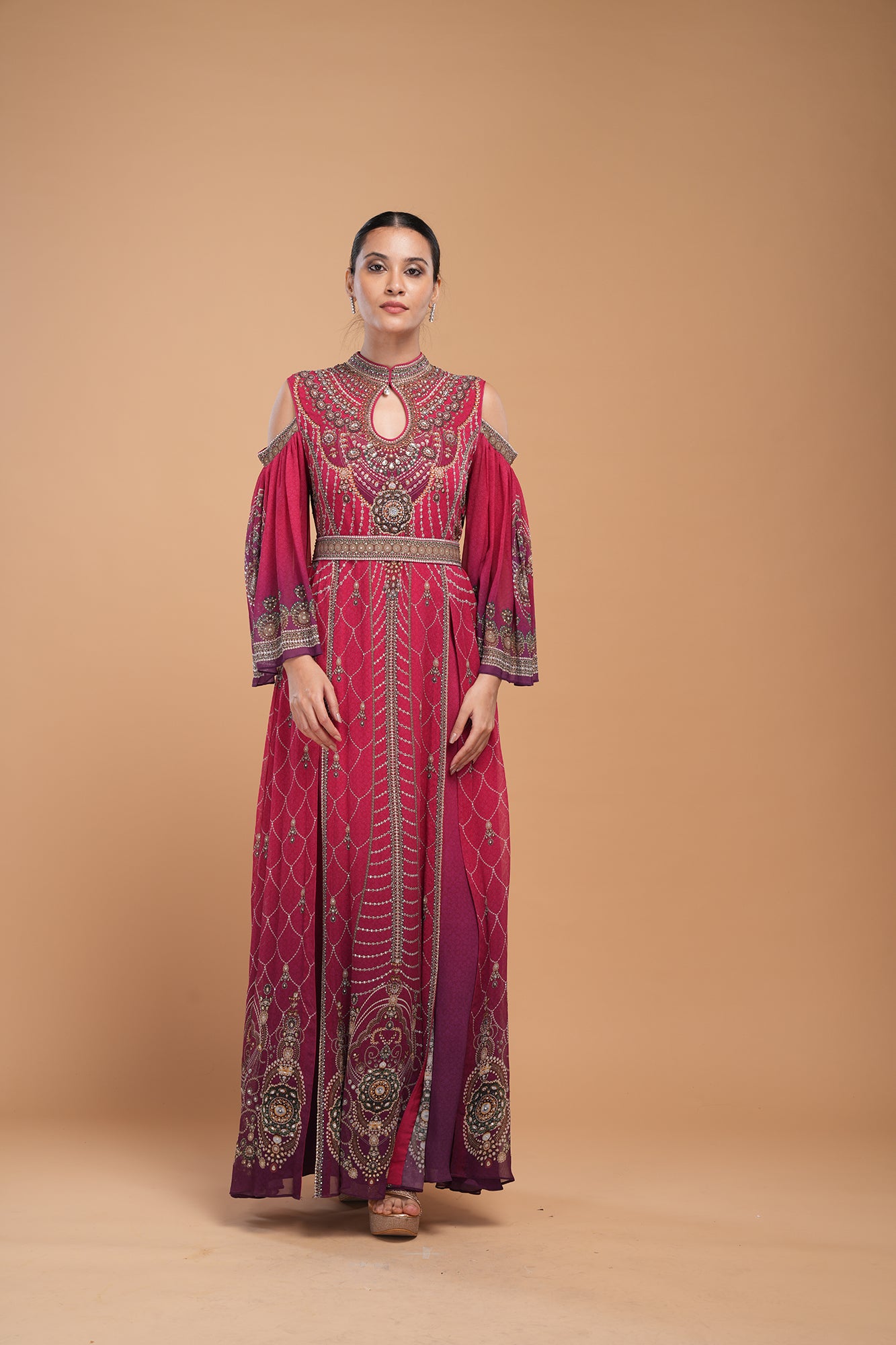 Red Color Kaftan