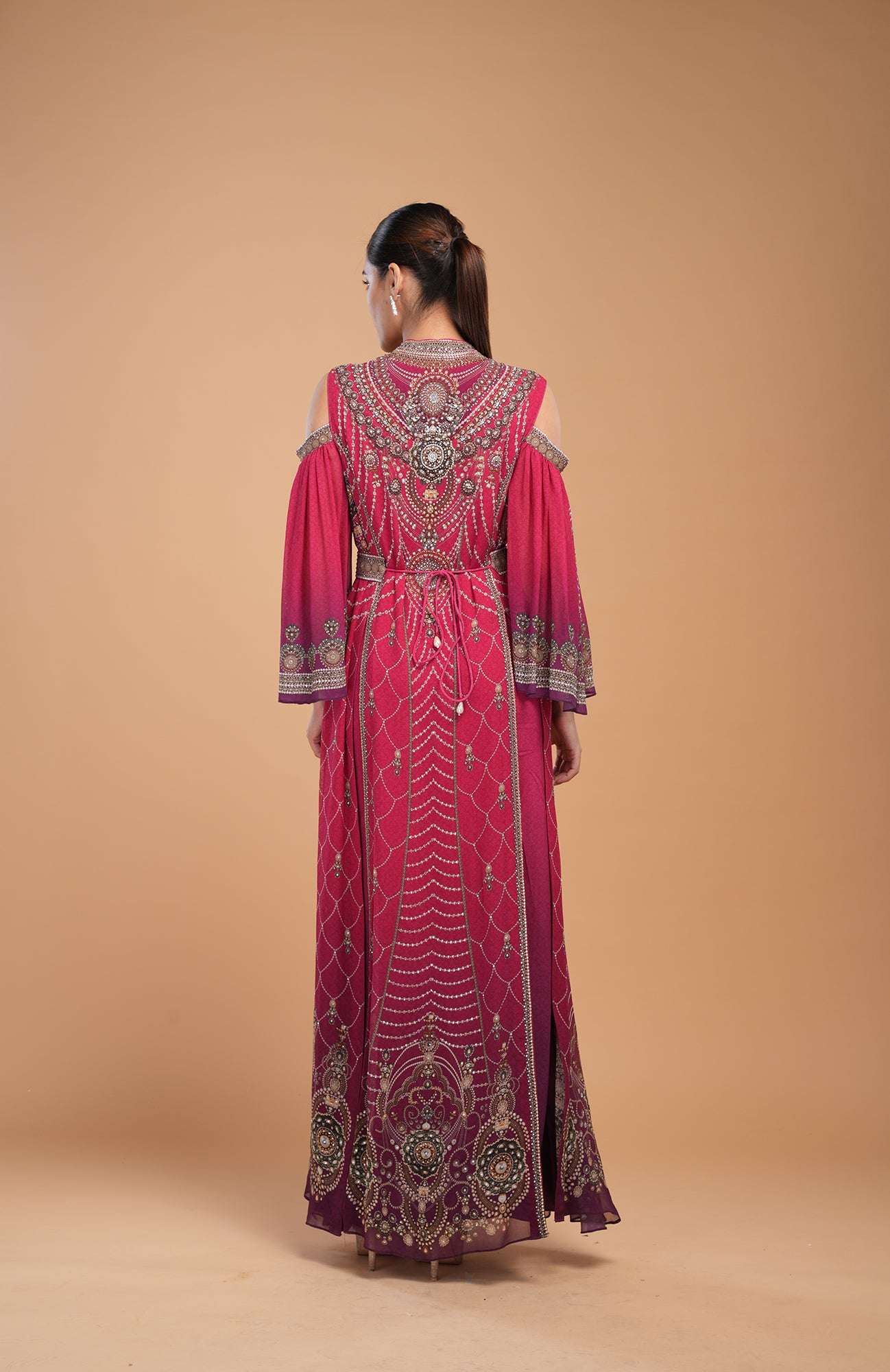 Red Color Kaftan