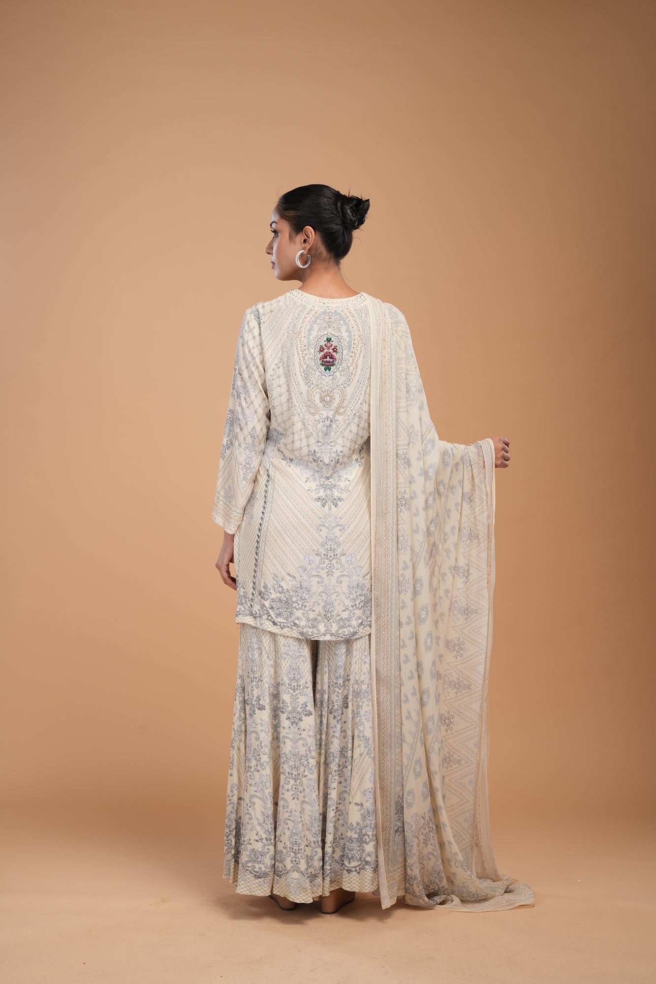 Beige Color Sharara