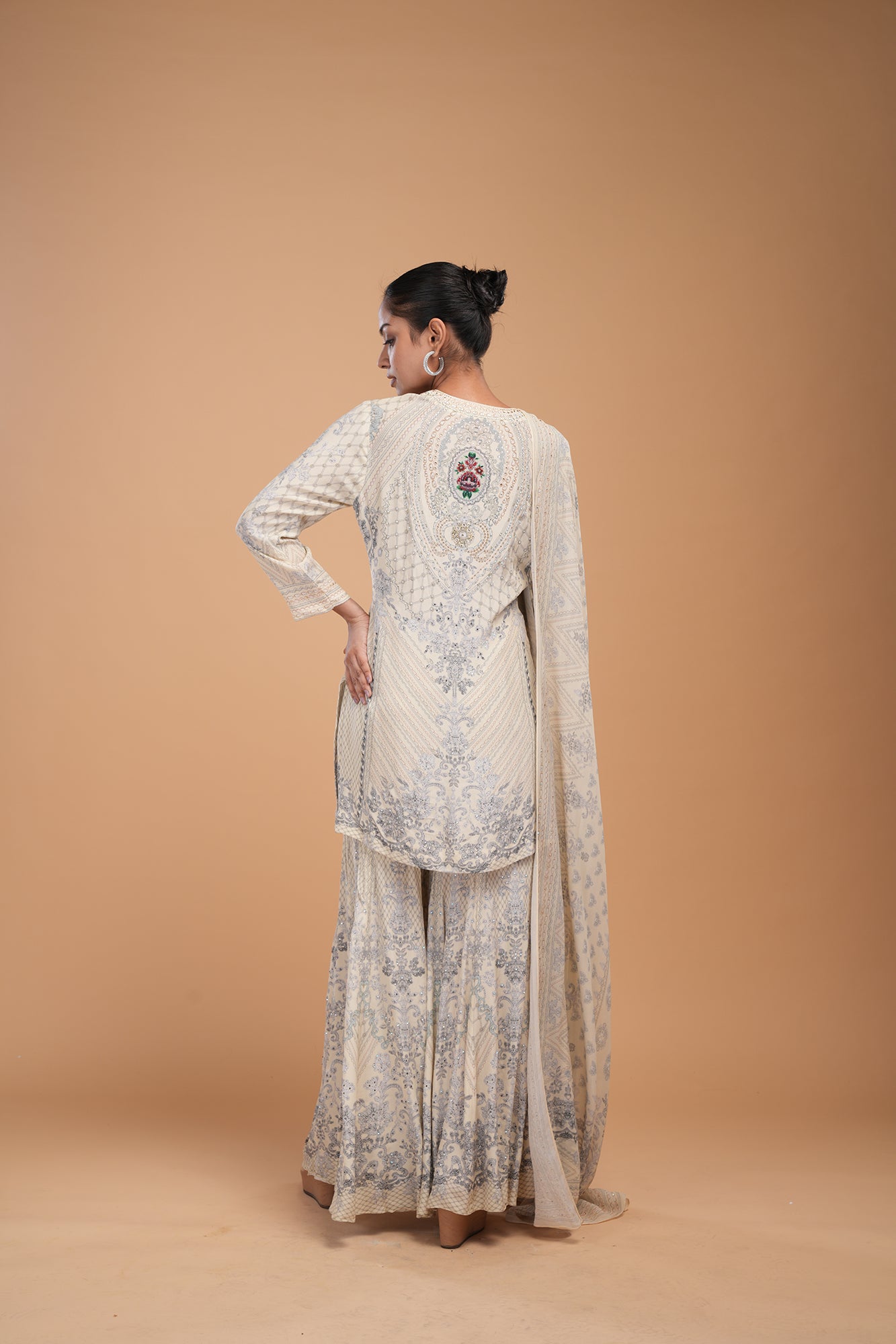 Beige Color Sharara