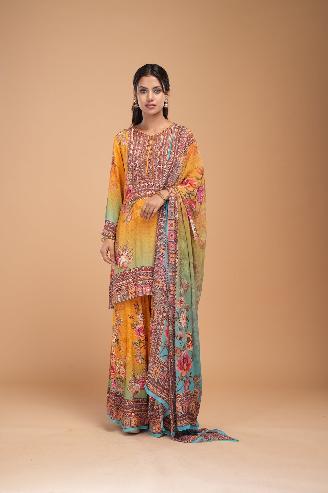 Mustard Color Sharara