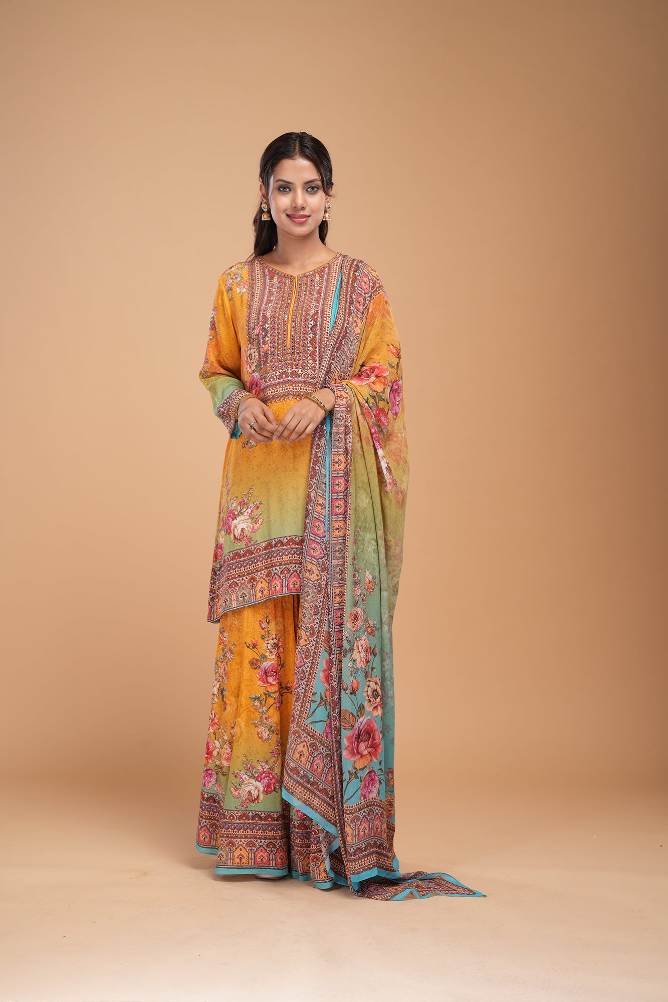 Mustard Color Sharara