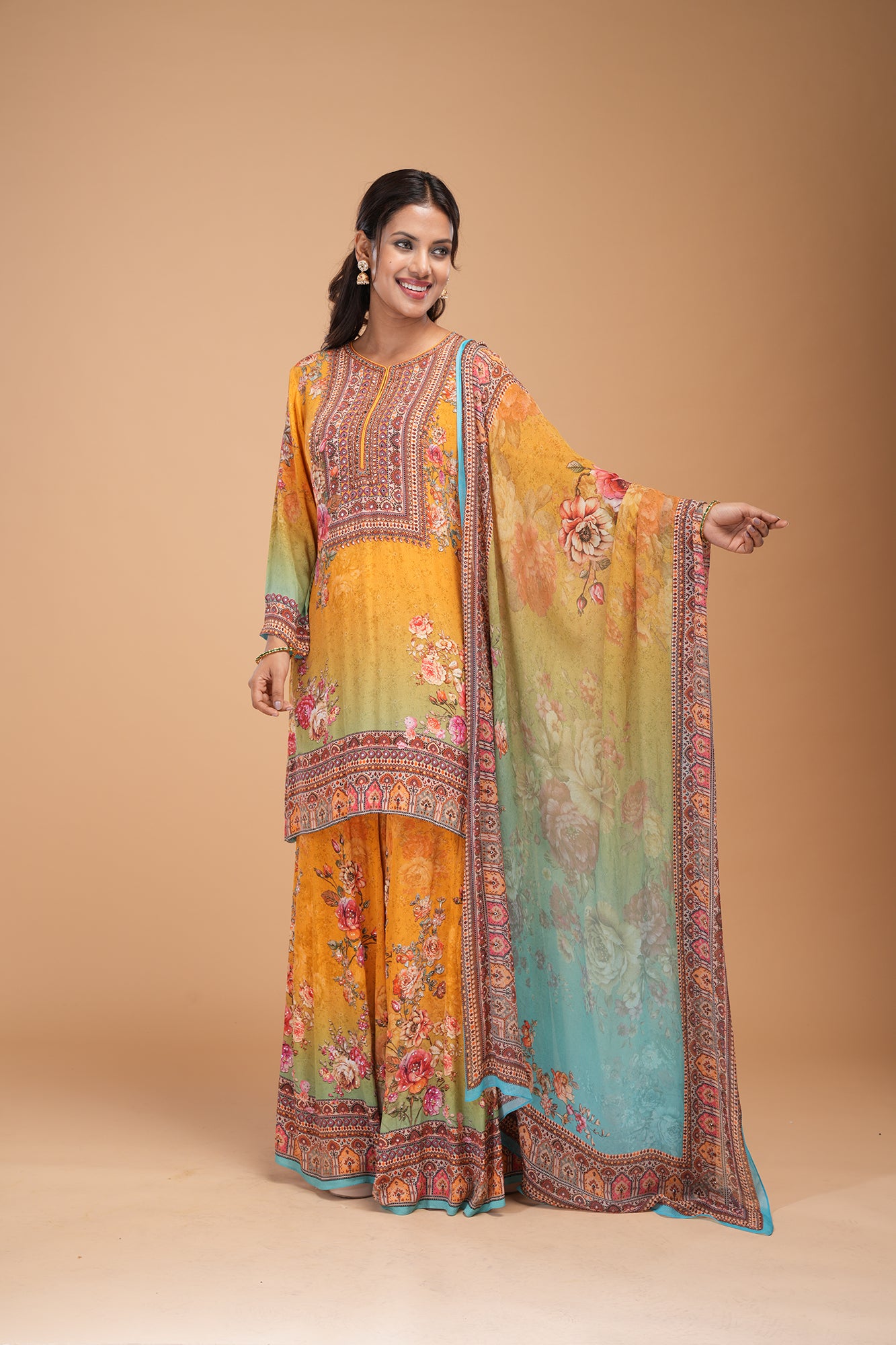 Mustard Color Sharara