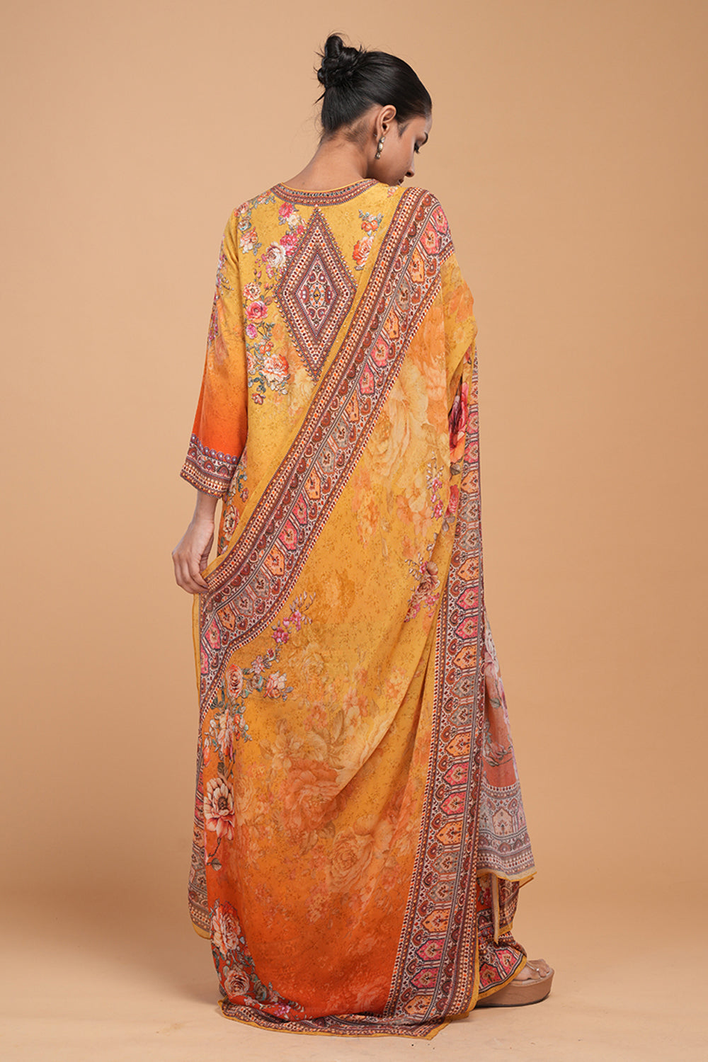 Mustard & Red Sharara