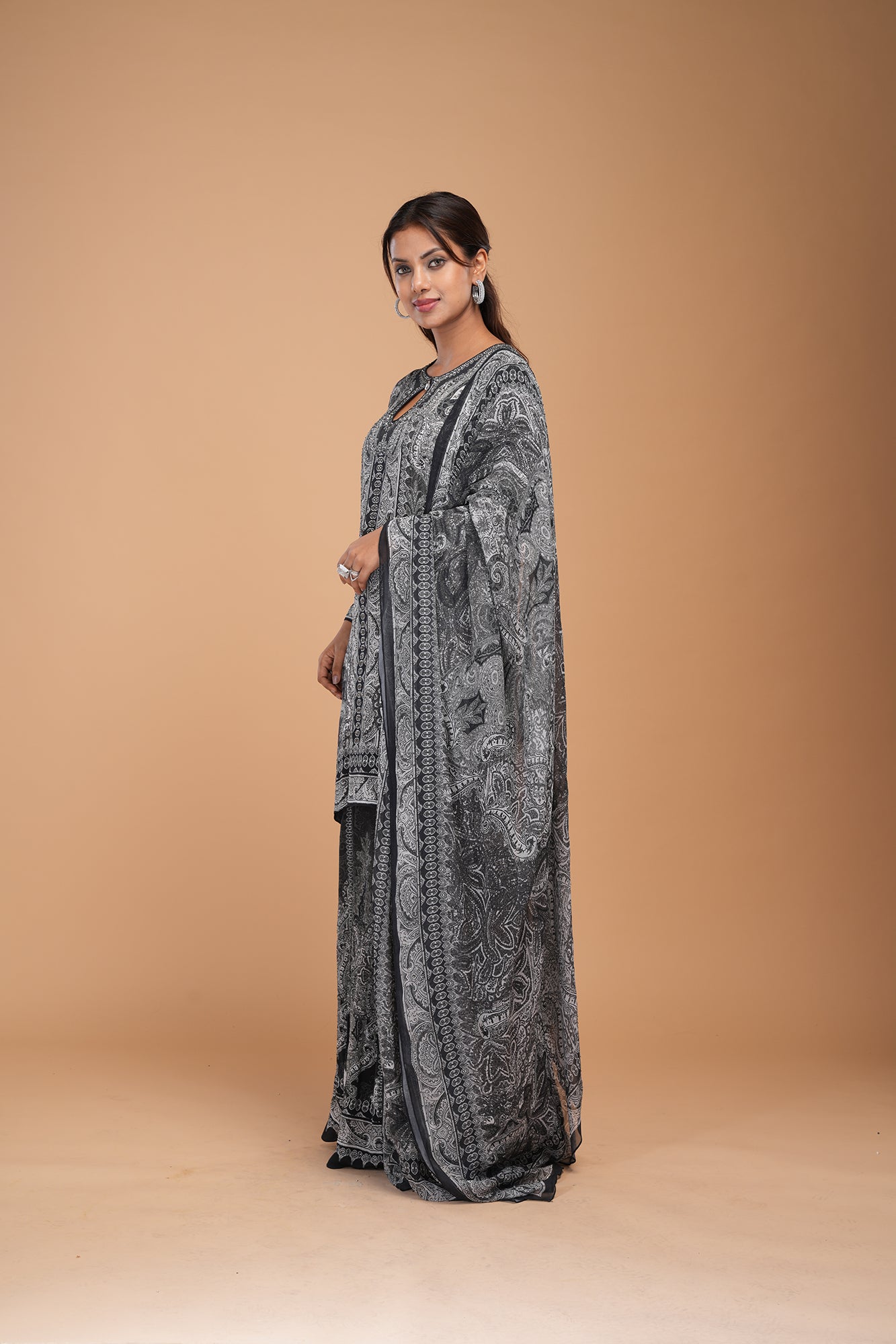 Black Color Sharara