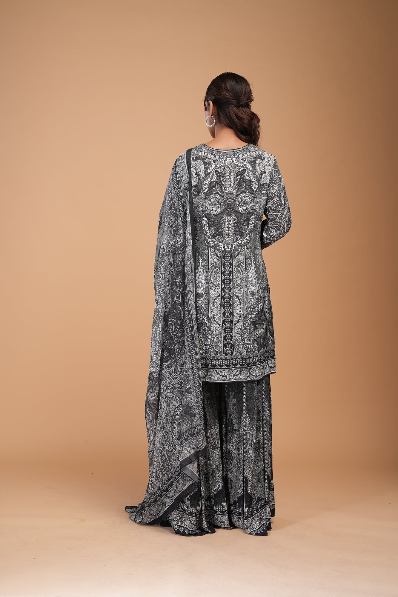 Black Color Sharara