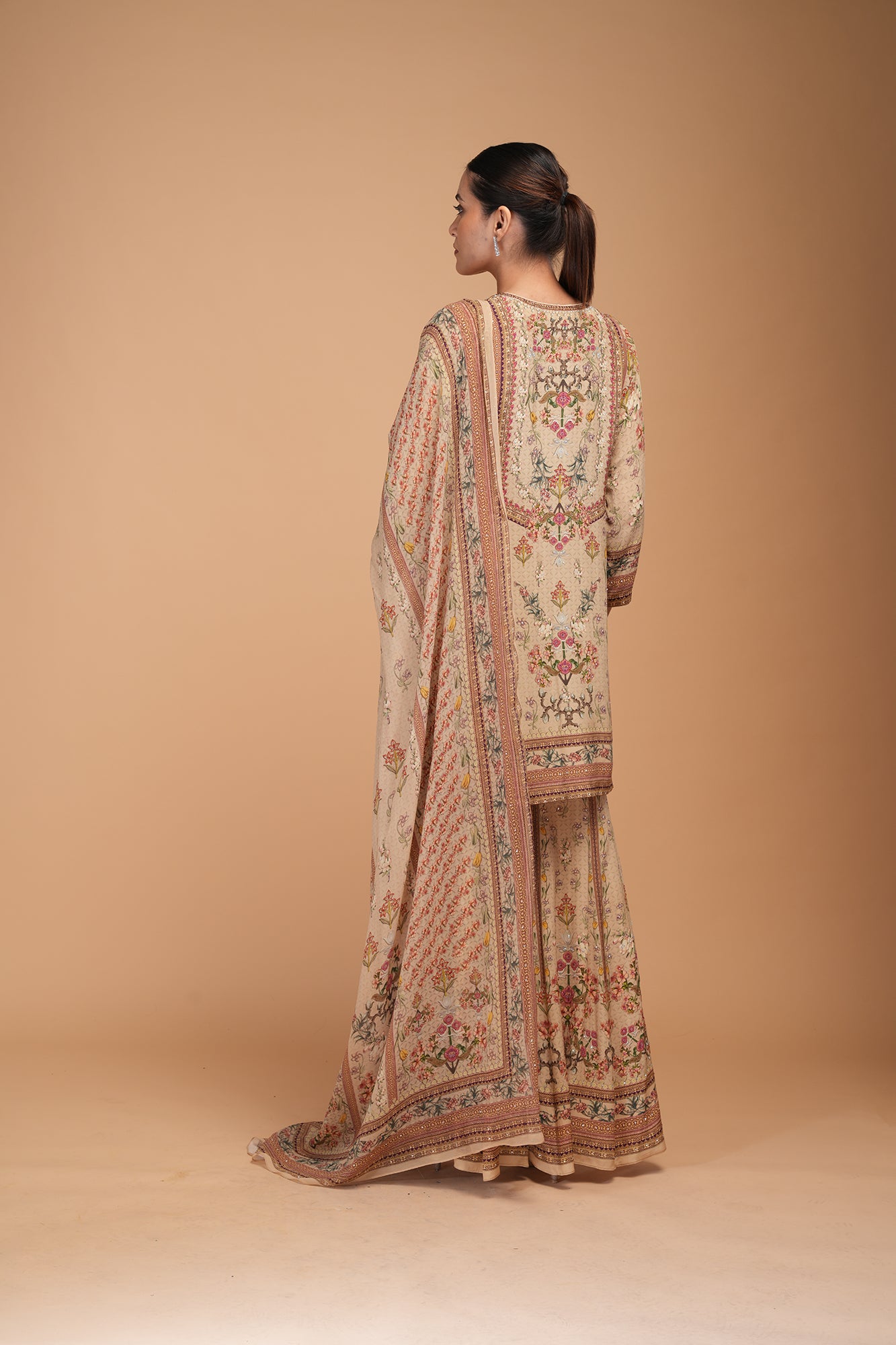 Beige Color Sharara