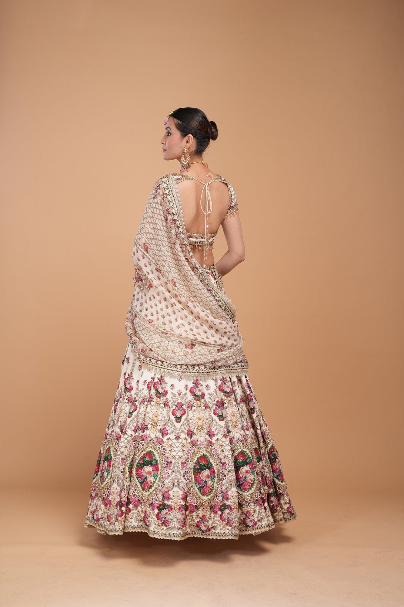 Ivory Color Lehenga